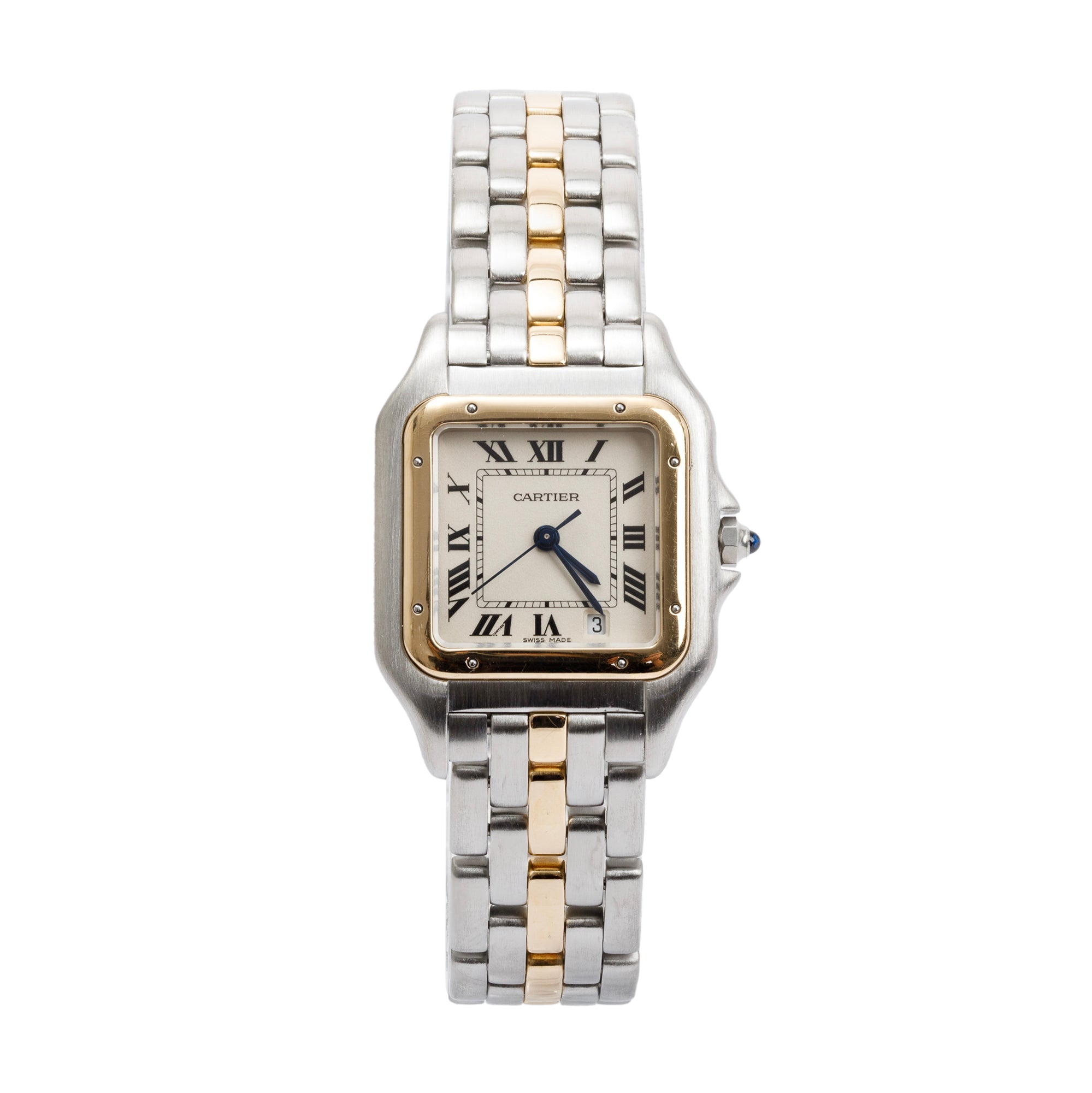 Cartier Steel & 18k Yellow Gold Panthere de Cartier Watch, Medium Model