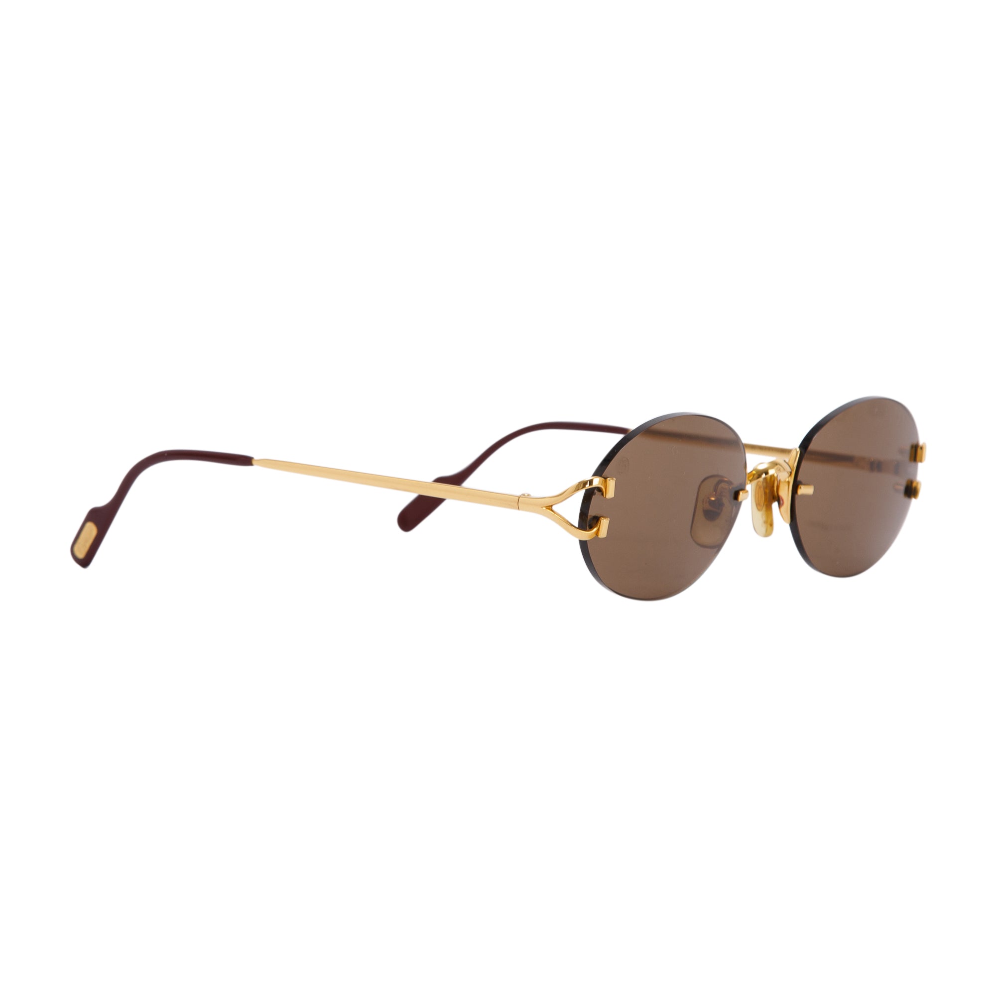 Cartier Vintage 130 Chelsea Rimless Sunglasses