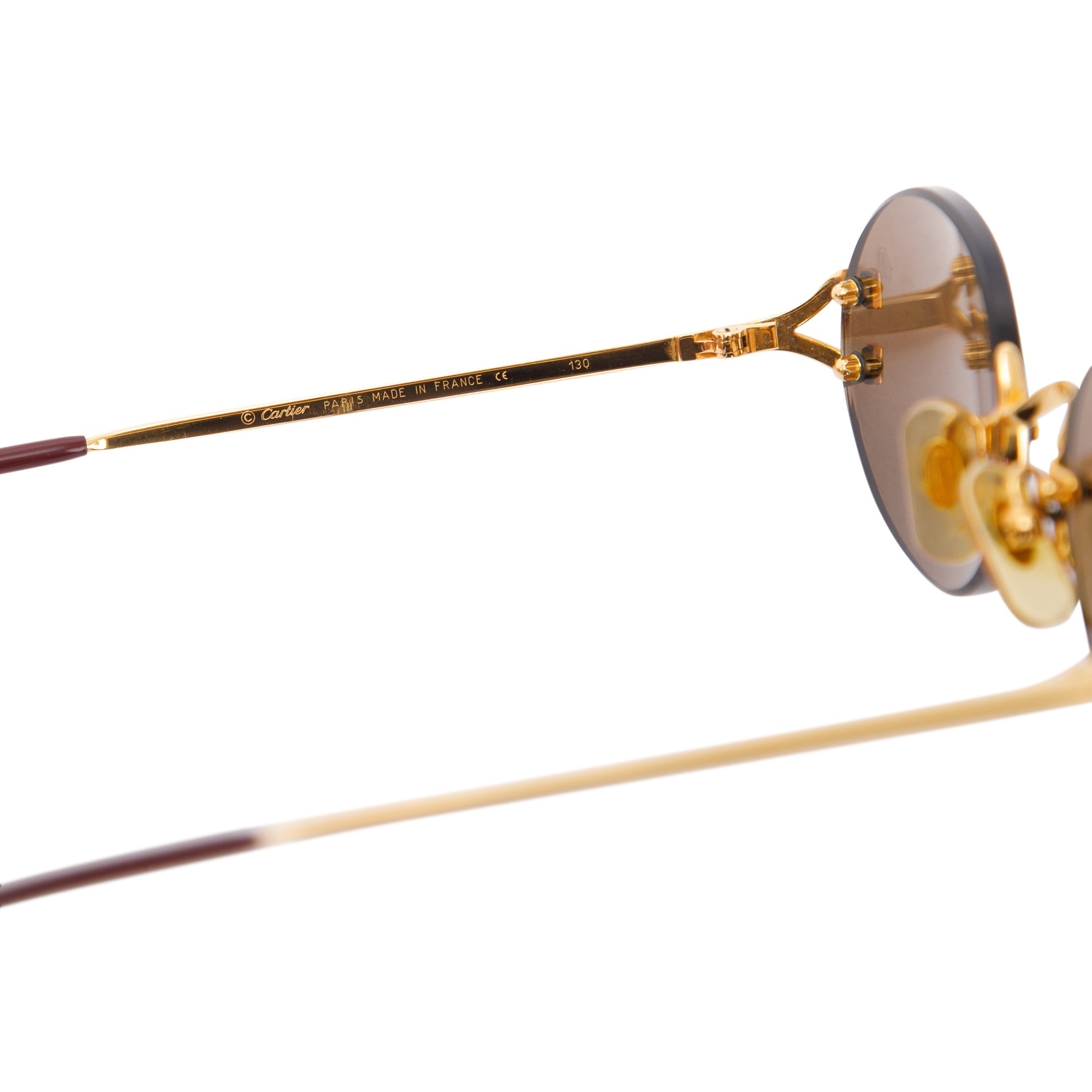 Cartier Vintage 130 Chelsea Rimless Sunglasses