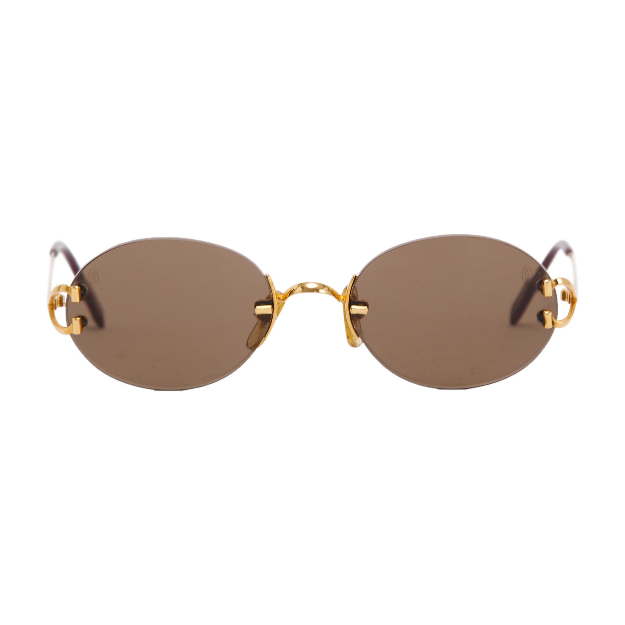 Cartier Vintage 130 Chelsea Rimless Sunglasses
