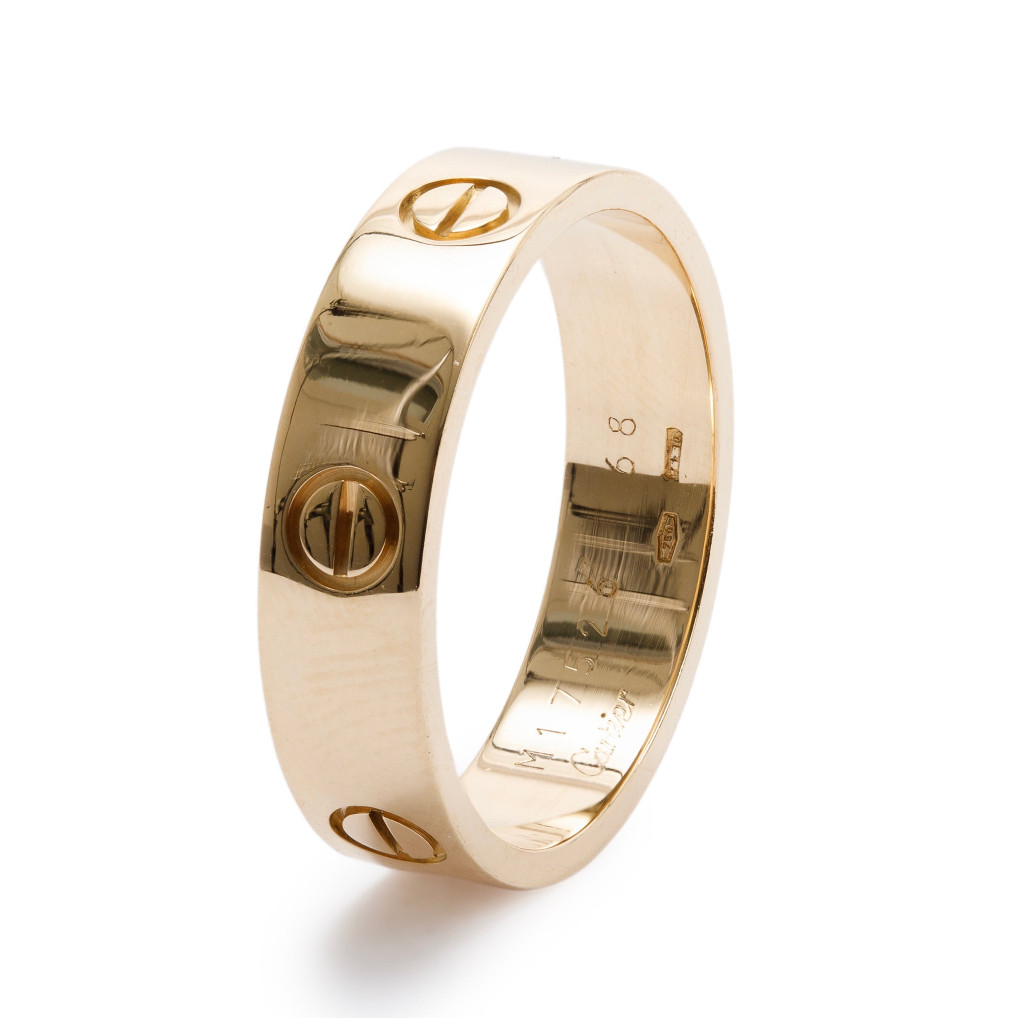 Cartier Vintage 18k Yellow Gold Love Ring