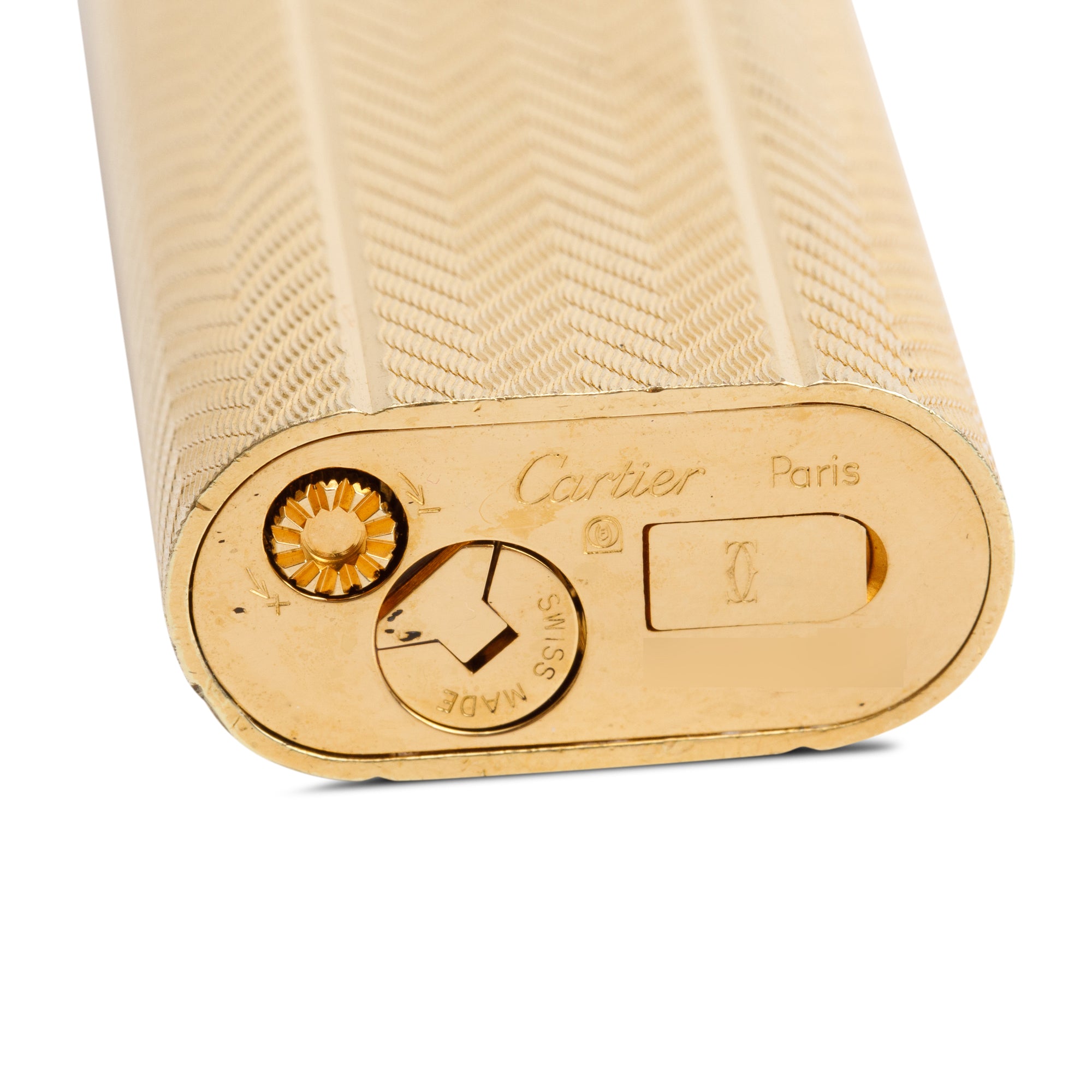 Cartier Vintage Gold-Plated Must de Cartier Lighter