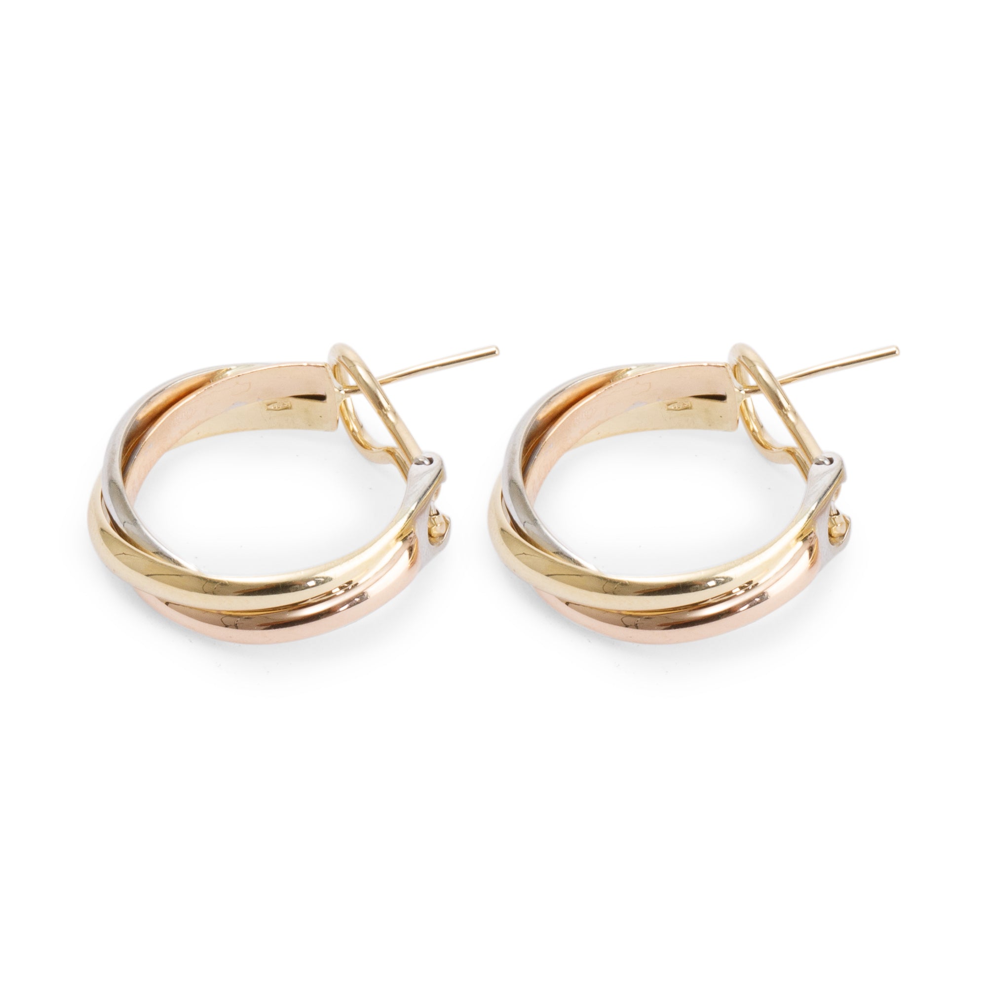 Cartier Vintage Trinity Hoop Earrings