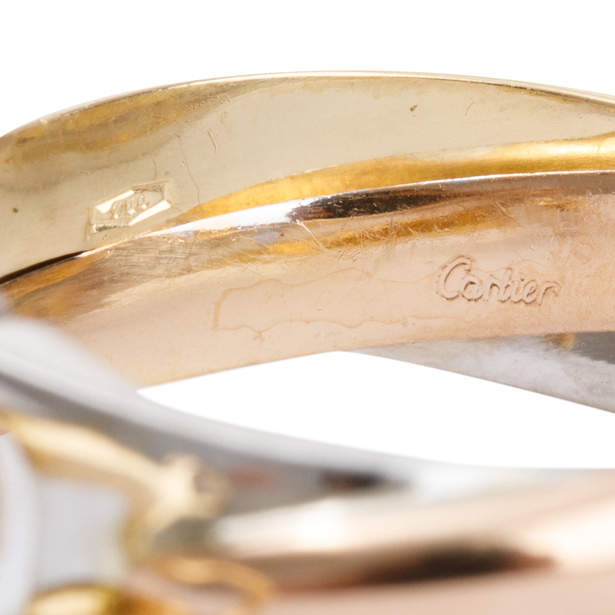 Cartier Vintage Trinity Hoop Earrings