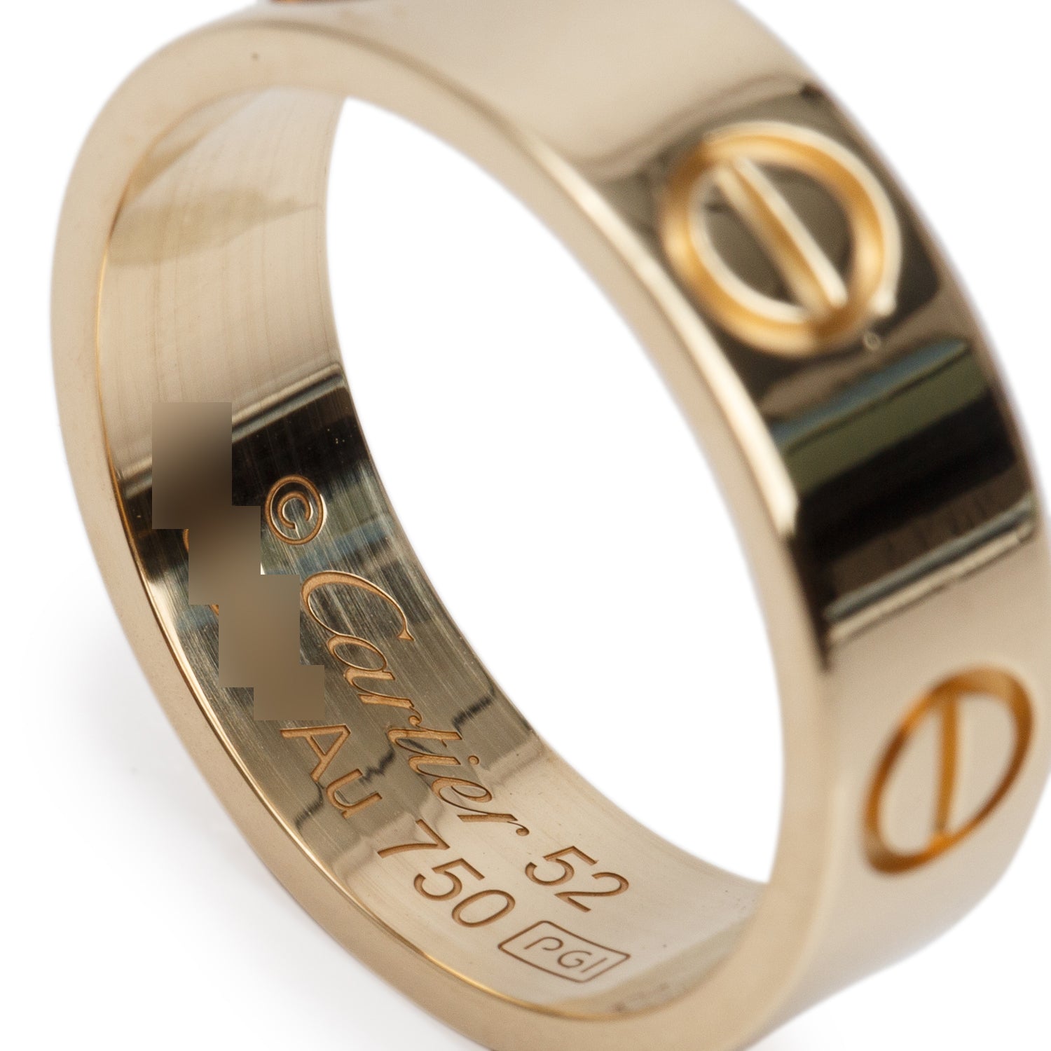 Cartier 2025 18k Yellow Gold 5.5 MM Love Ring, Classic Model, Size 52 6 w/ Box & Receipt