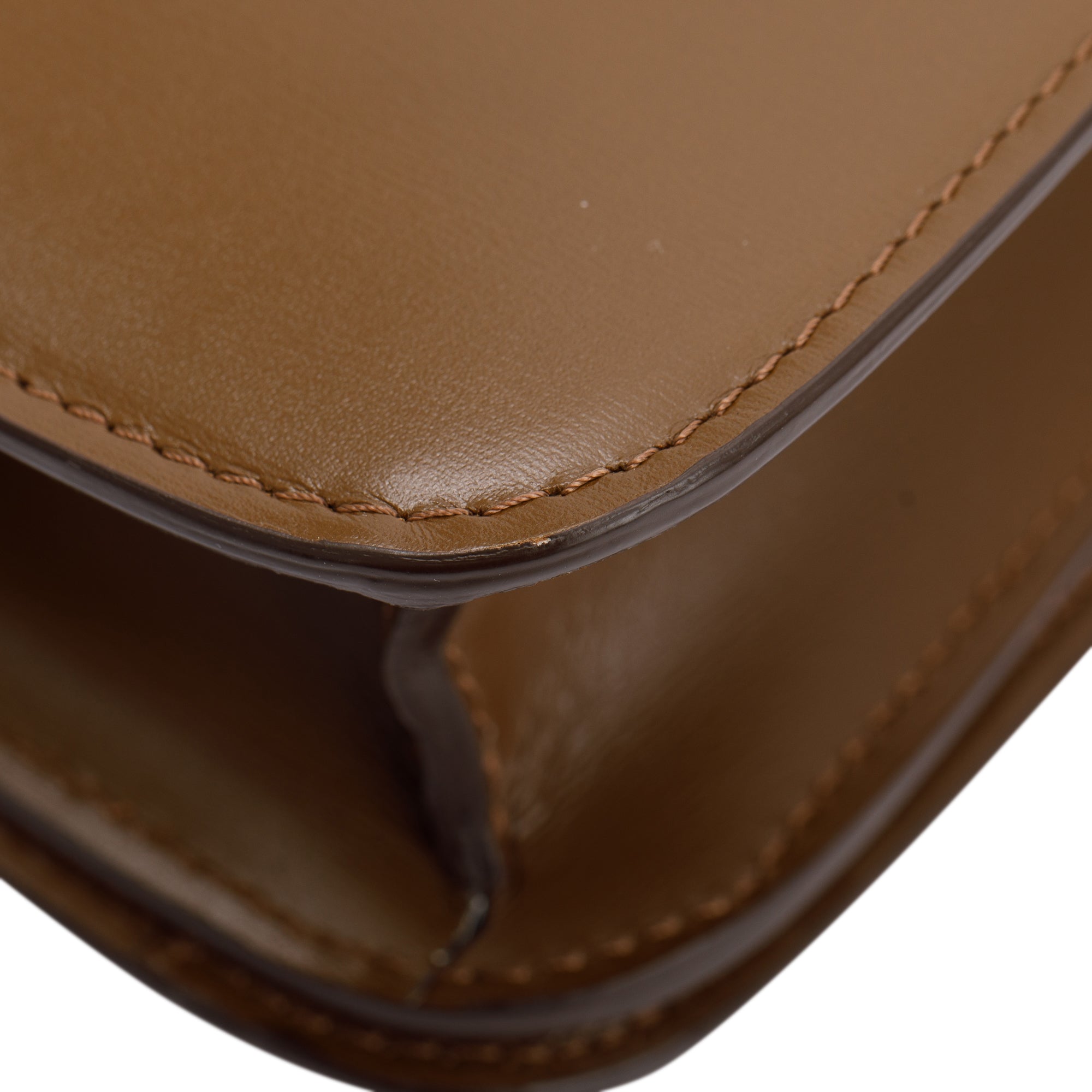 Celine 2020 Camel Smooth Calfskin Small Classic Box Flap Bag