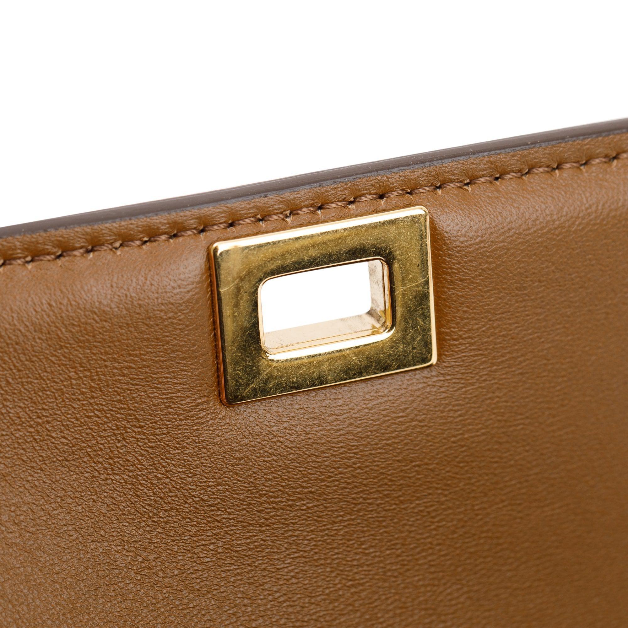 Celine 2020 Camel Smooth Calfskin Small Classic Box Flap Bag