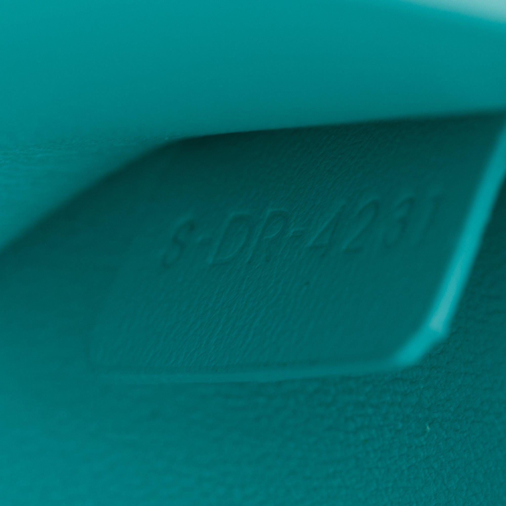 Celine 2021 Blue Smooth Calfskin Leather Triomphe Claude Shoulder Bag