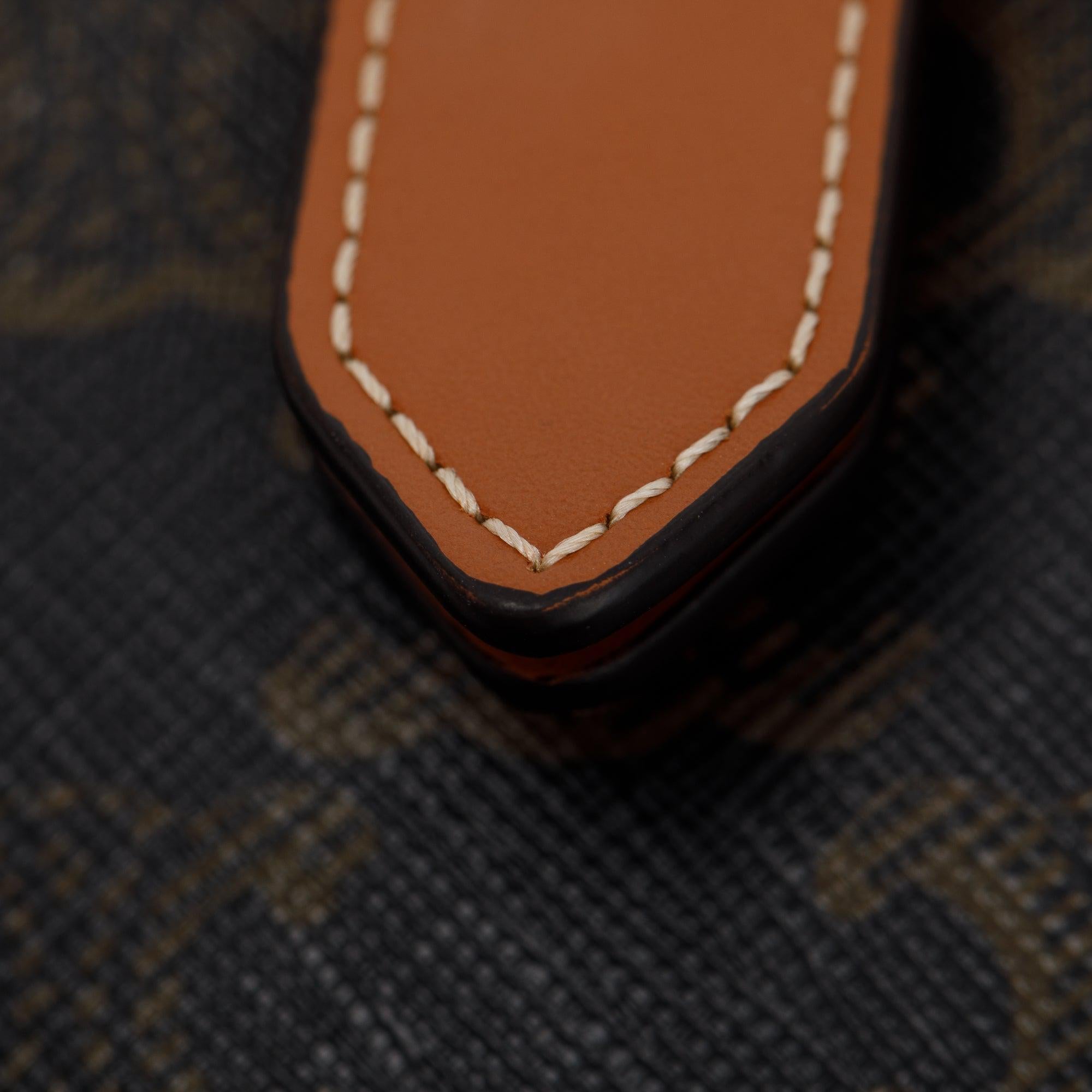 Celine 2021 Brown Triomphe Canvas Mini Folco Backpack