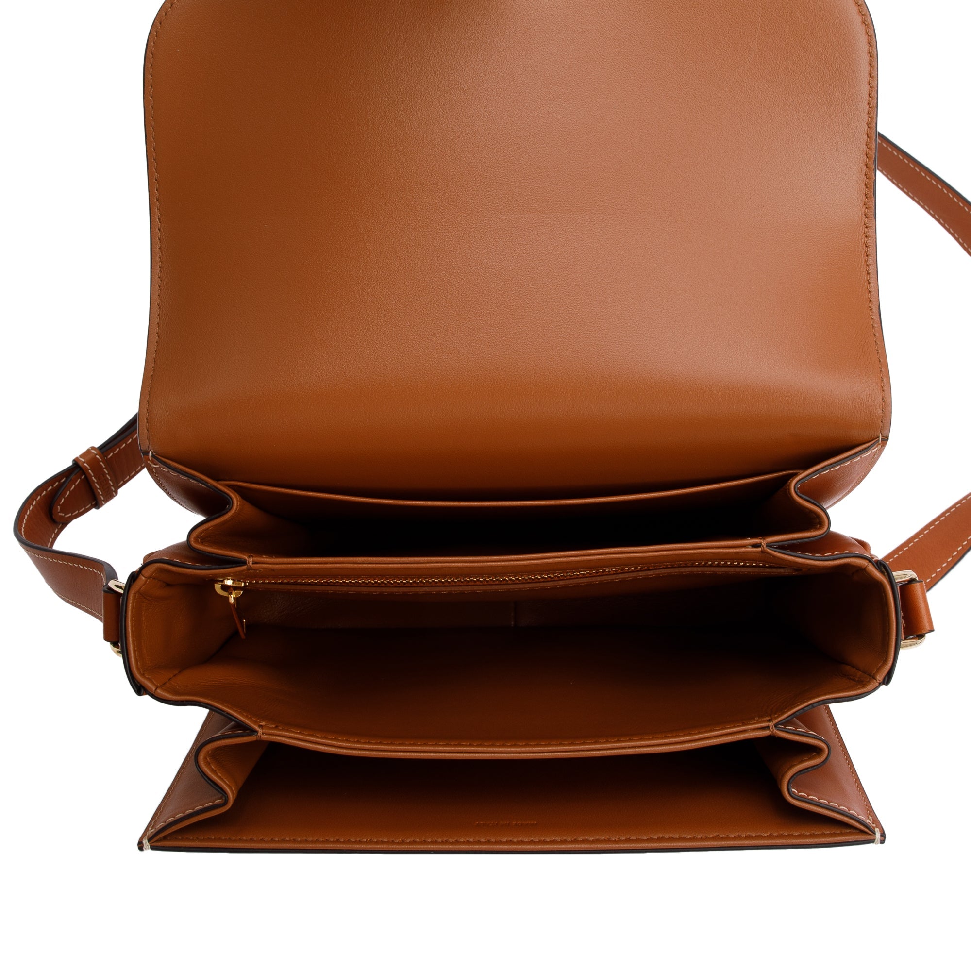 Celine 2023 Natural Calfskin Leather Classique Triomphe Shoulder Bag