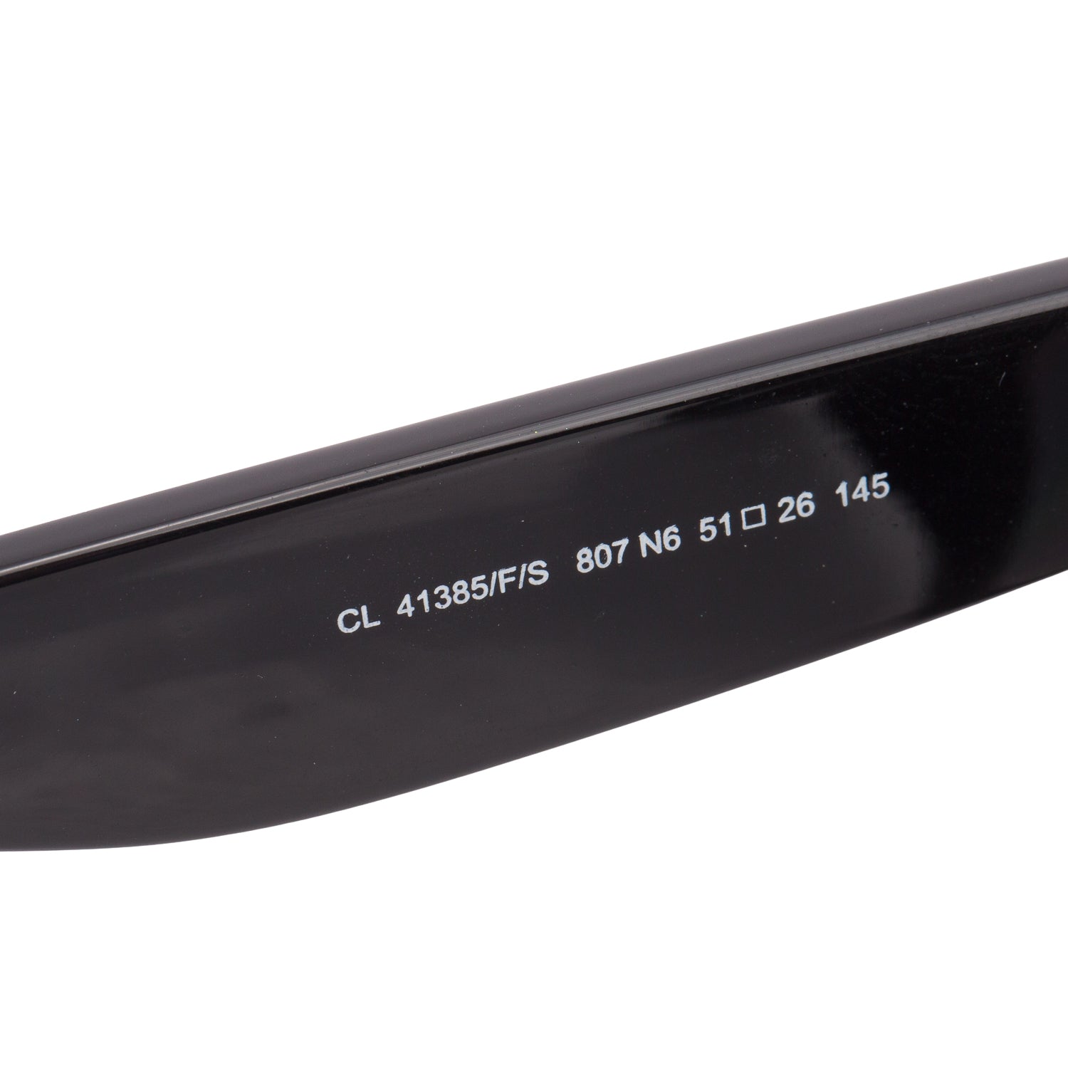 Celine CL41385/F/S Black Acetate Cat Eye Sunglasses