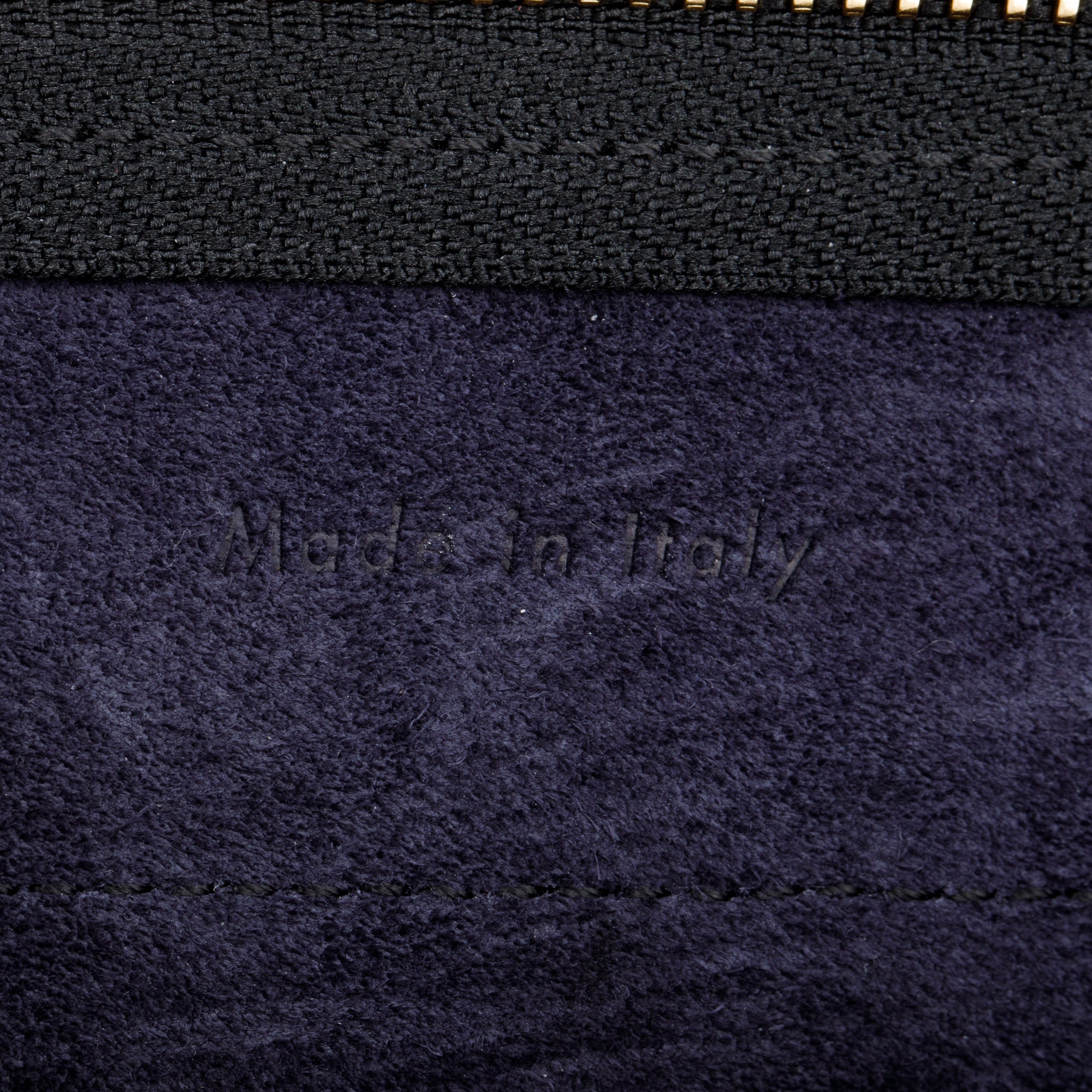 Celine Black Grained Calfskin Leather Nano Belt Bag w/ Strap