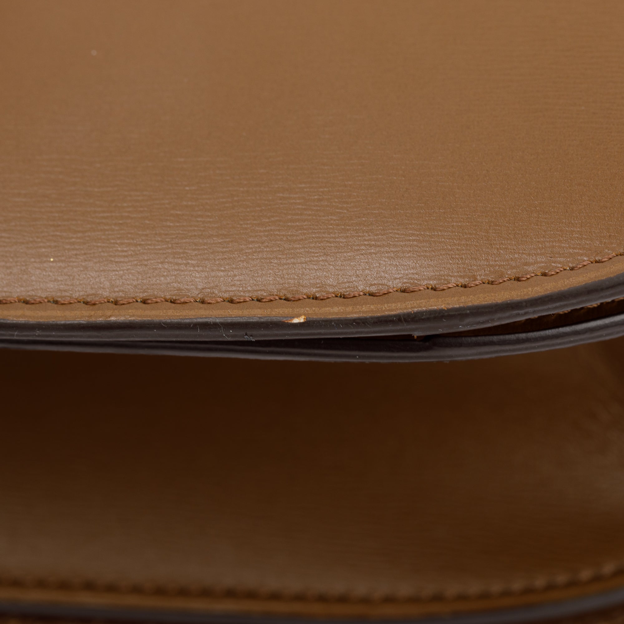 Celine Brown Smooth Calfskin Medium Classic Box Flap Bag