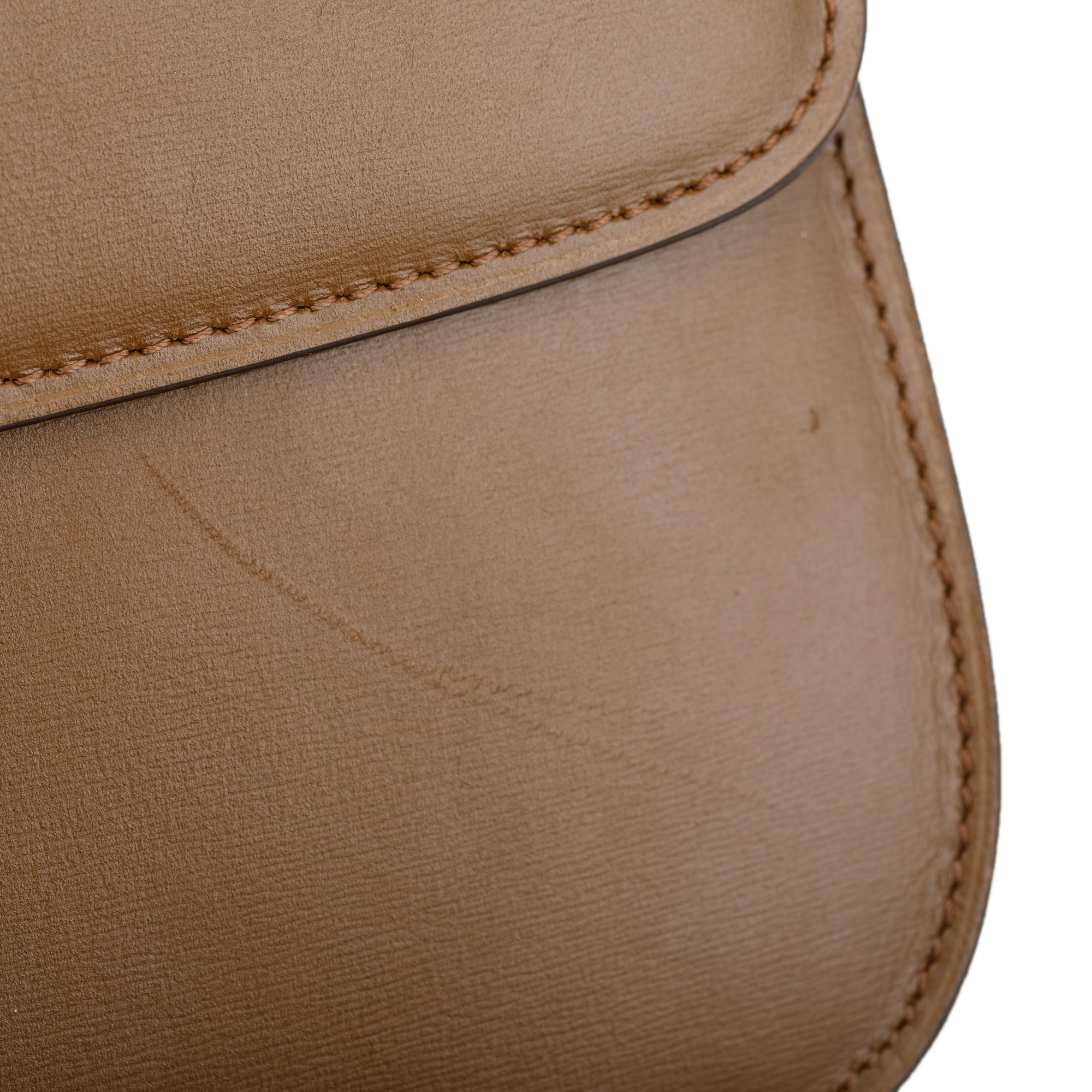 Celine Brown Smooth Calfskin Medium Classic Box Flap Bag