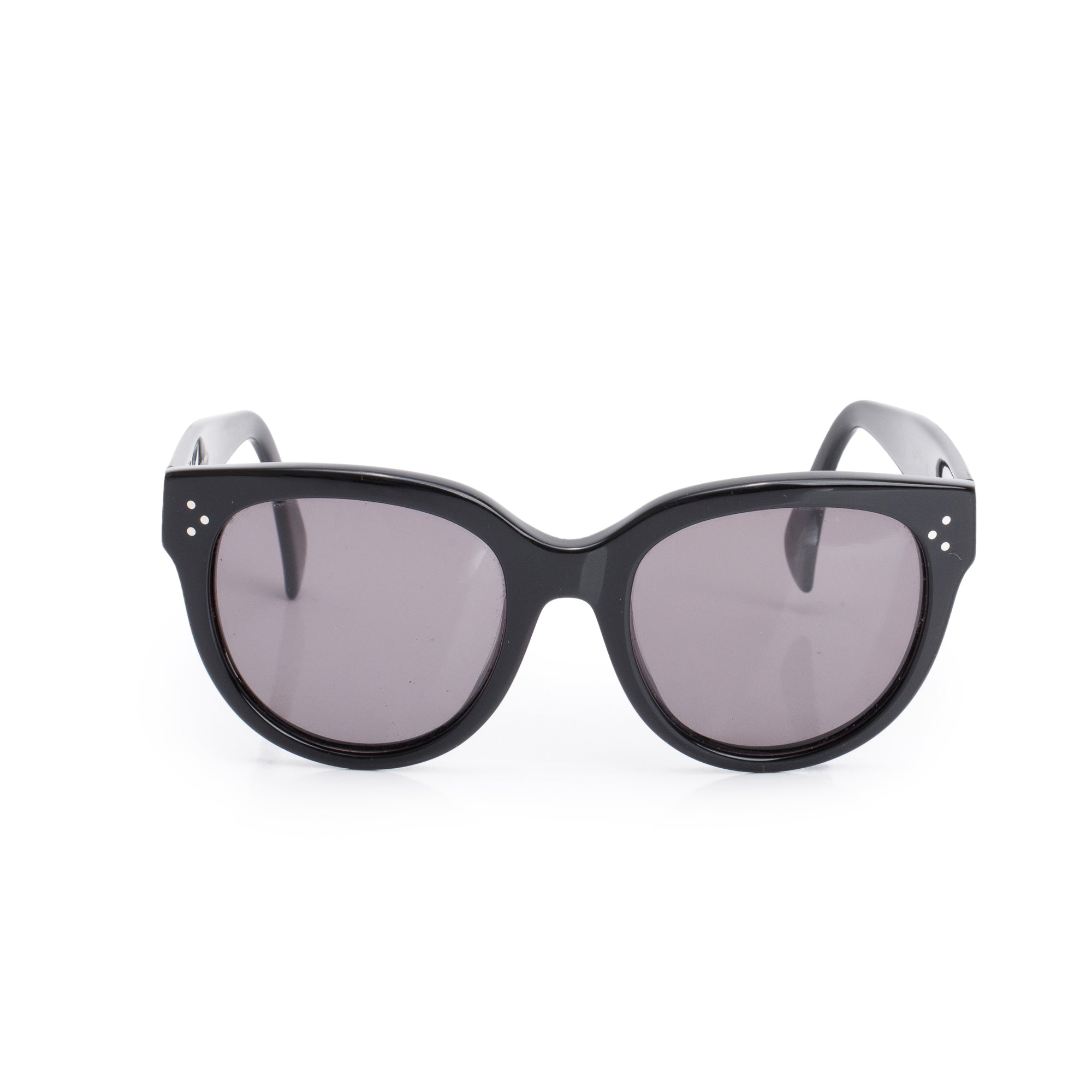 Celine CL 41755 Black Acetate Audrey Sunglasses w/ Case