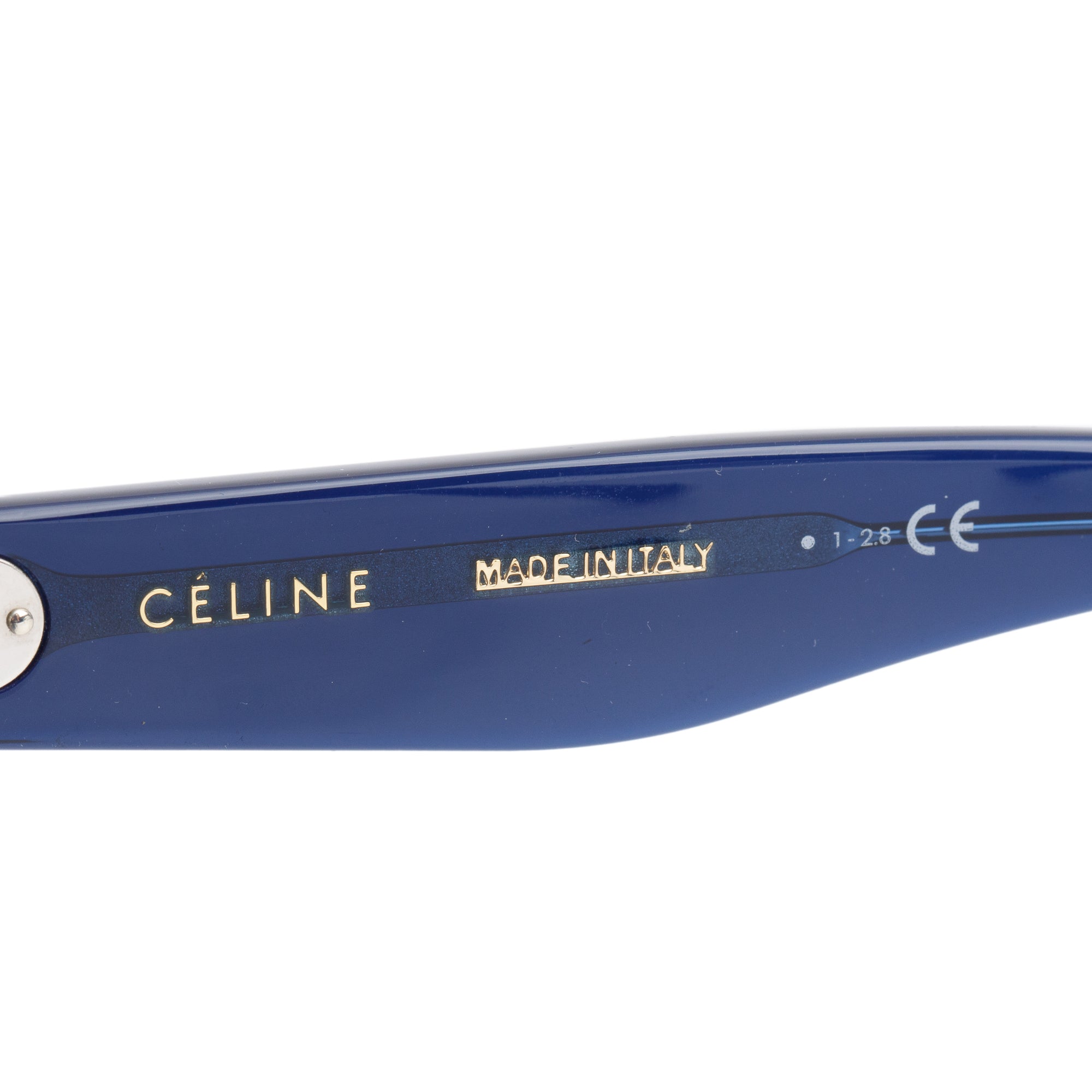 Celine CL40003I Navy Blue Acetate Cat-Eye Sunglasses