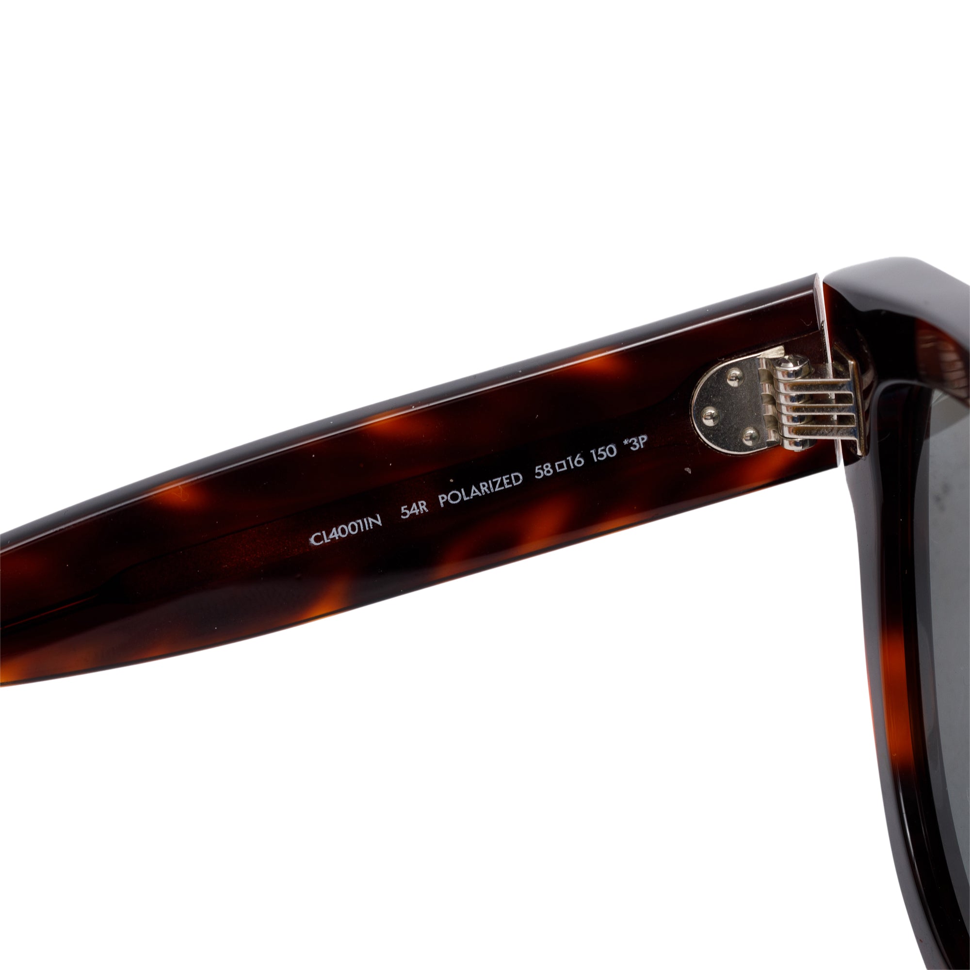 Celine CL40011N Havana Acetate Wayfarer Sunglasses w/ Pouch