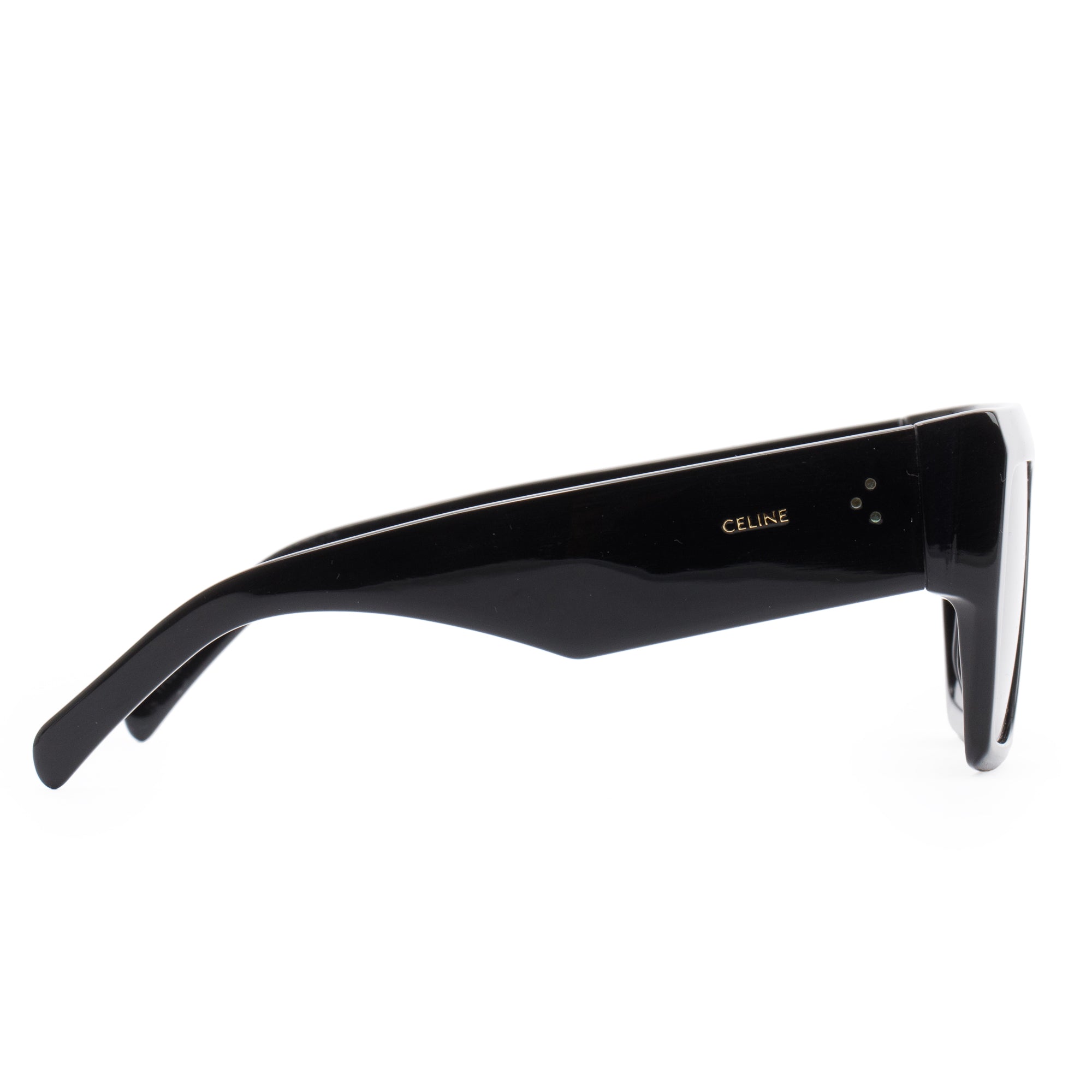 Celine CL400921 Black Oversized Square Sunglasses w/ Case