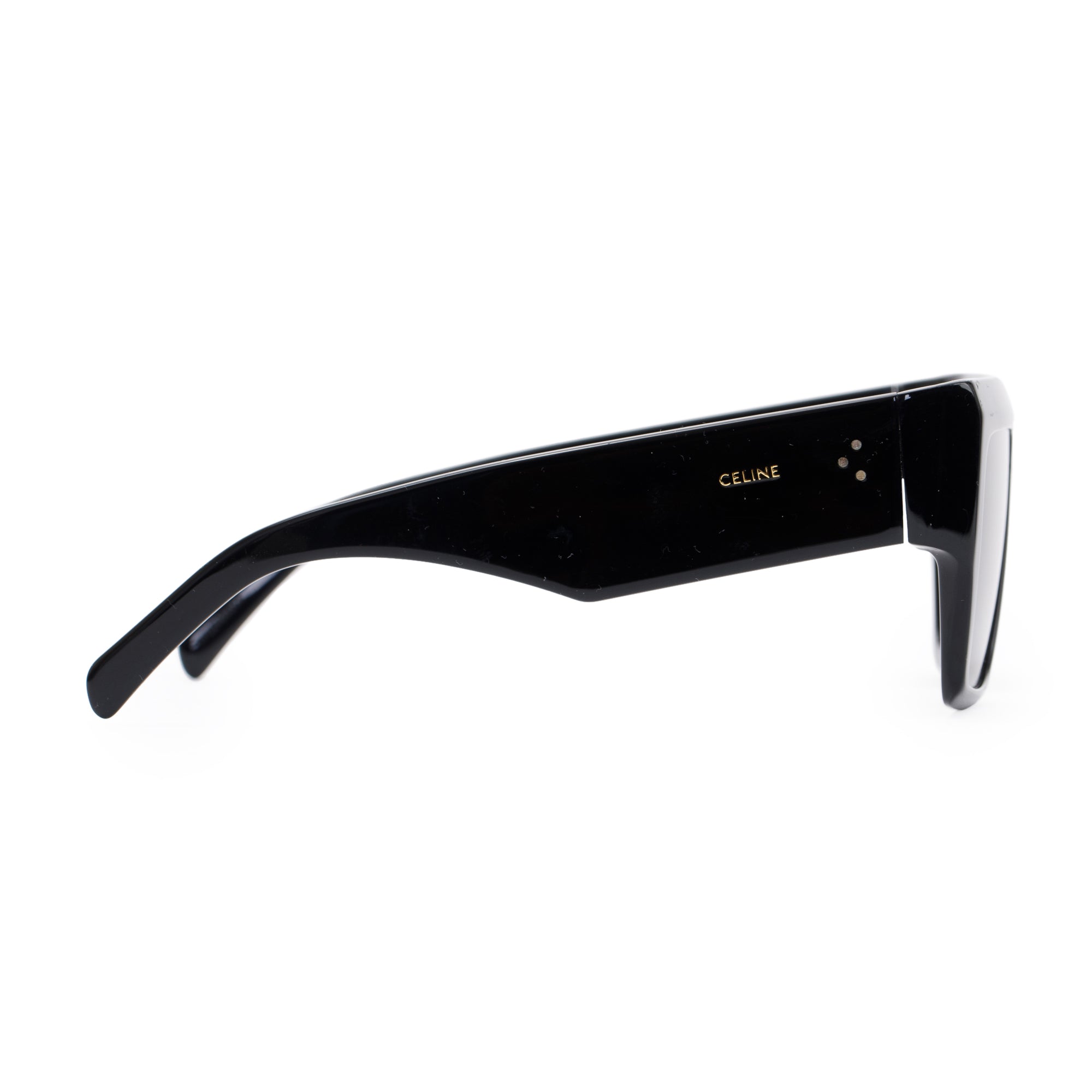 Celine CL400921 Black Oversized Square Sunglasses w/ Case