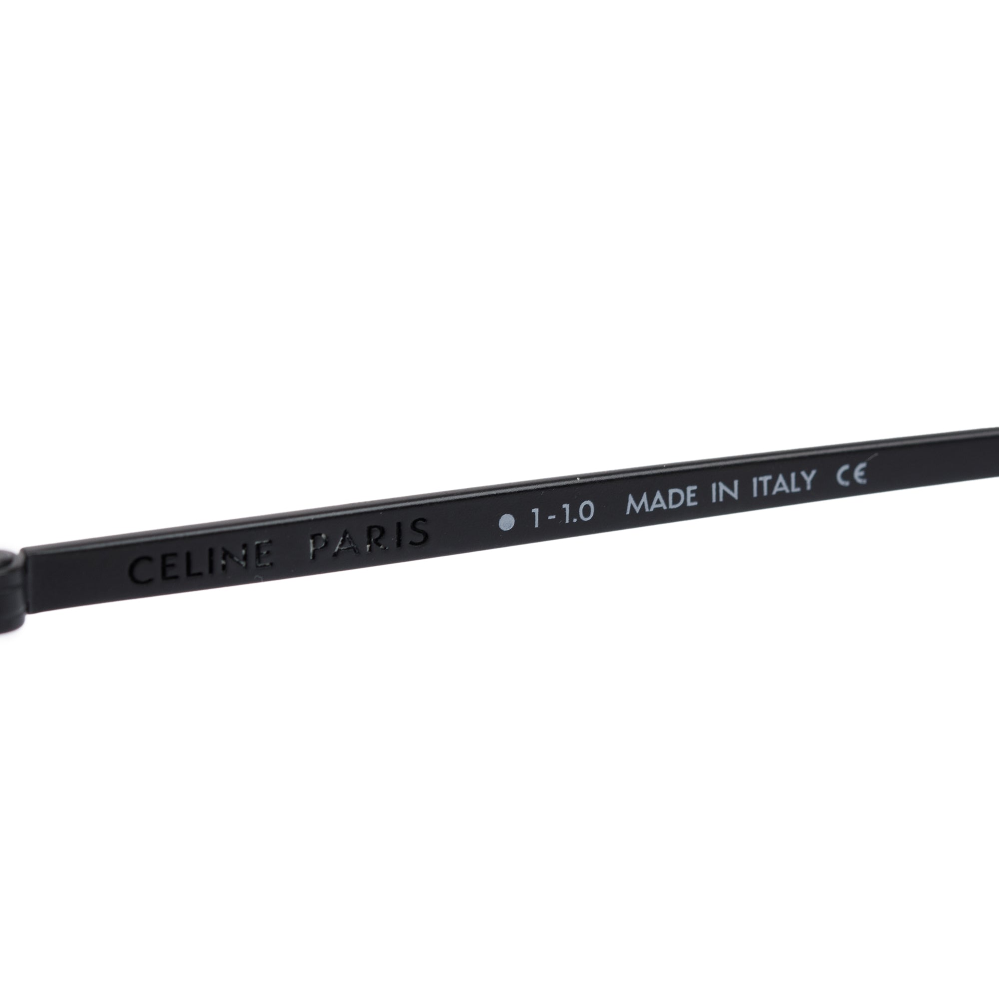 Celine CL40150U Black Acetate Gradient Geometric Sunglasses