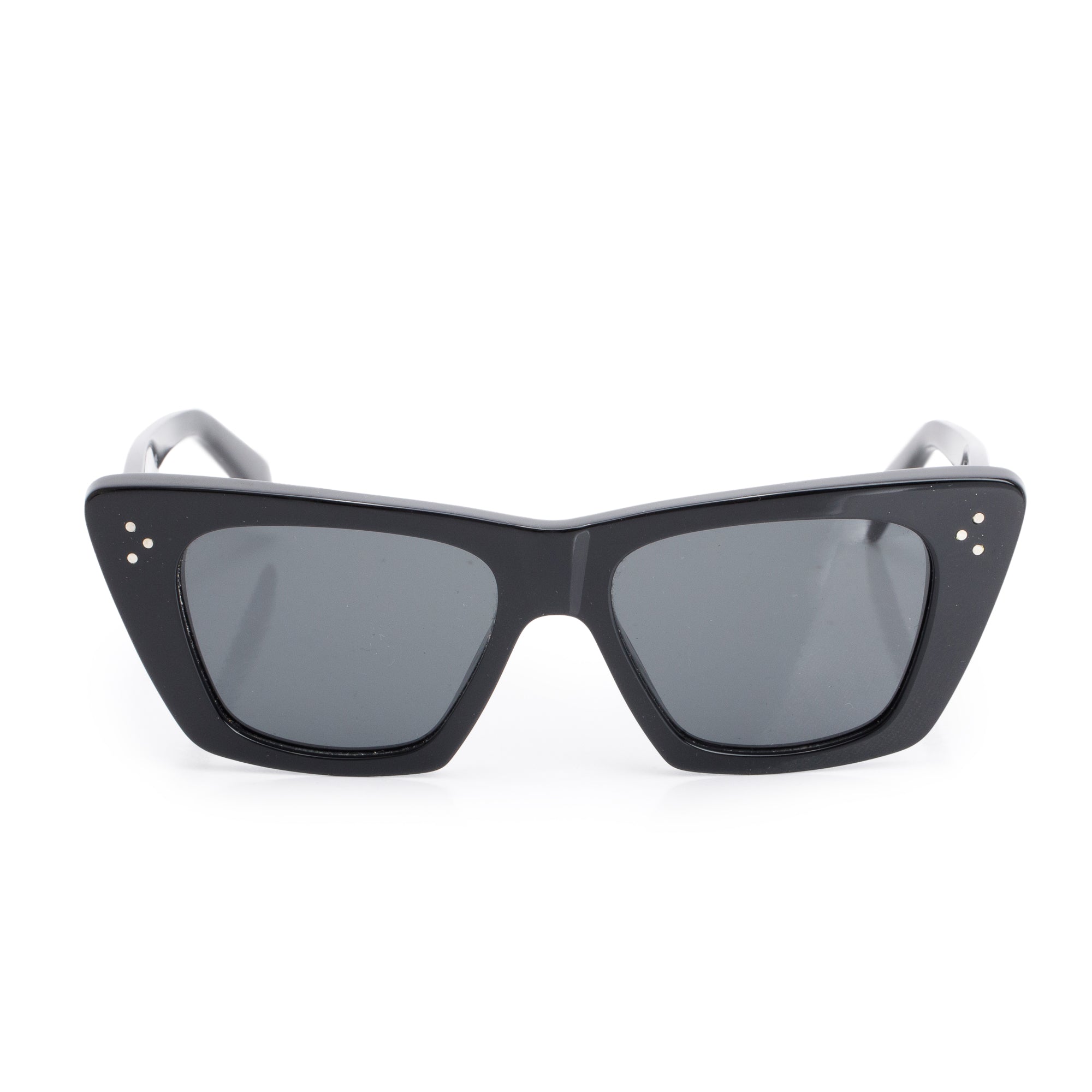 Celine CL401871 Black Acetate Cat-Eye Sunglasses w/ Case