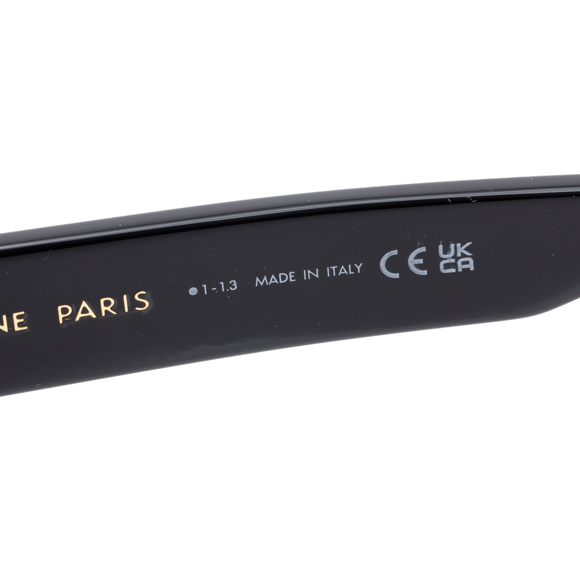 Celine CL40194U Black Acetate Triomphe 01 Oval Sunglasses w/ Box & Case