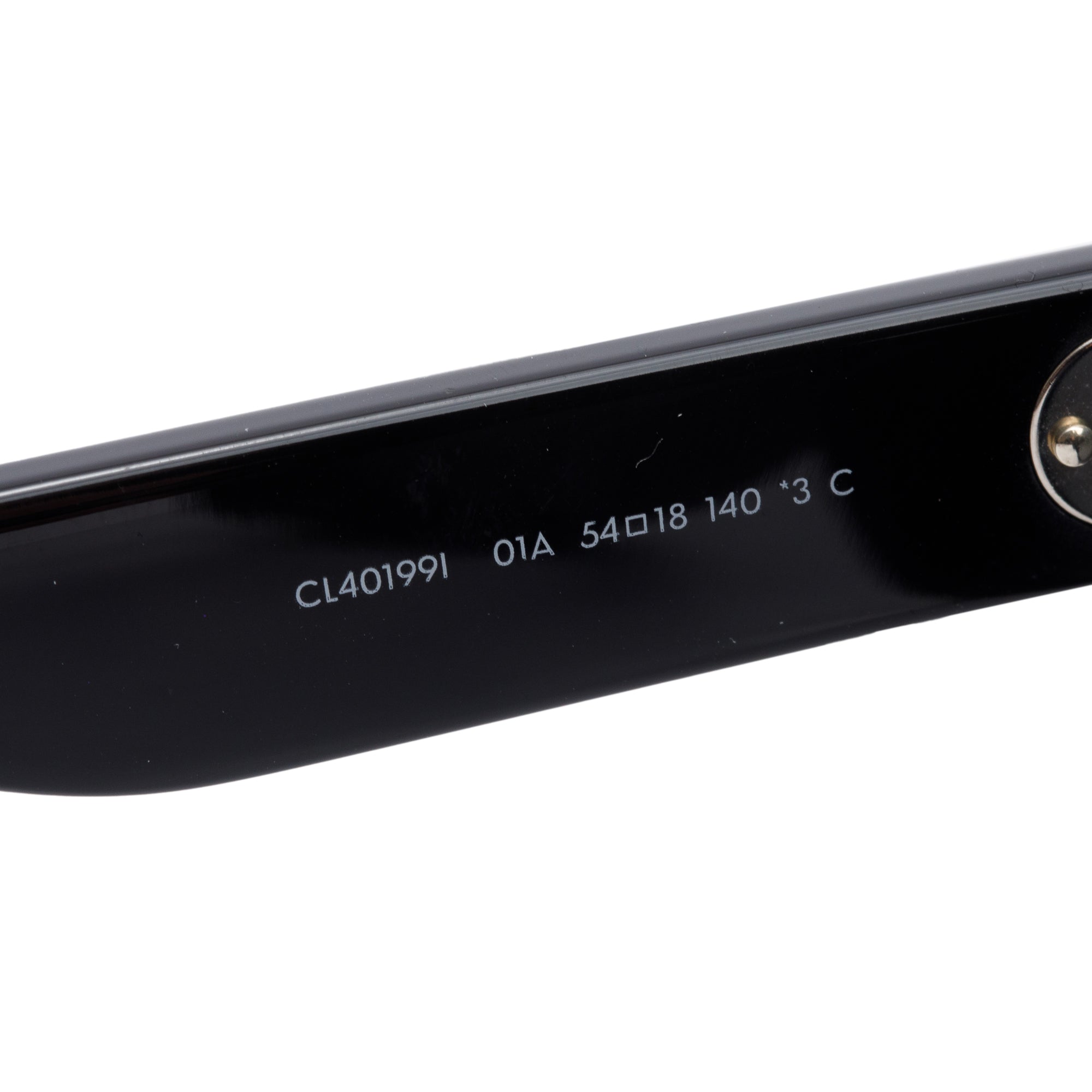 Celine CL401991 Black Acetate Cat-Eye Sunglasses w/ Case