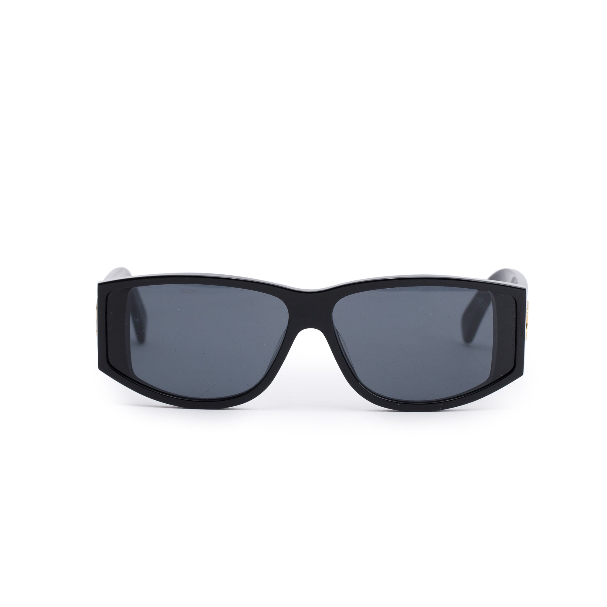 Celine CL40227U Black Acetate Triomphe Rectangular Sunglasses w/ Case