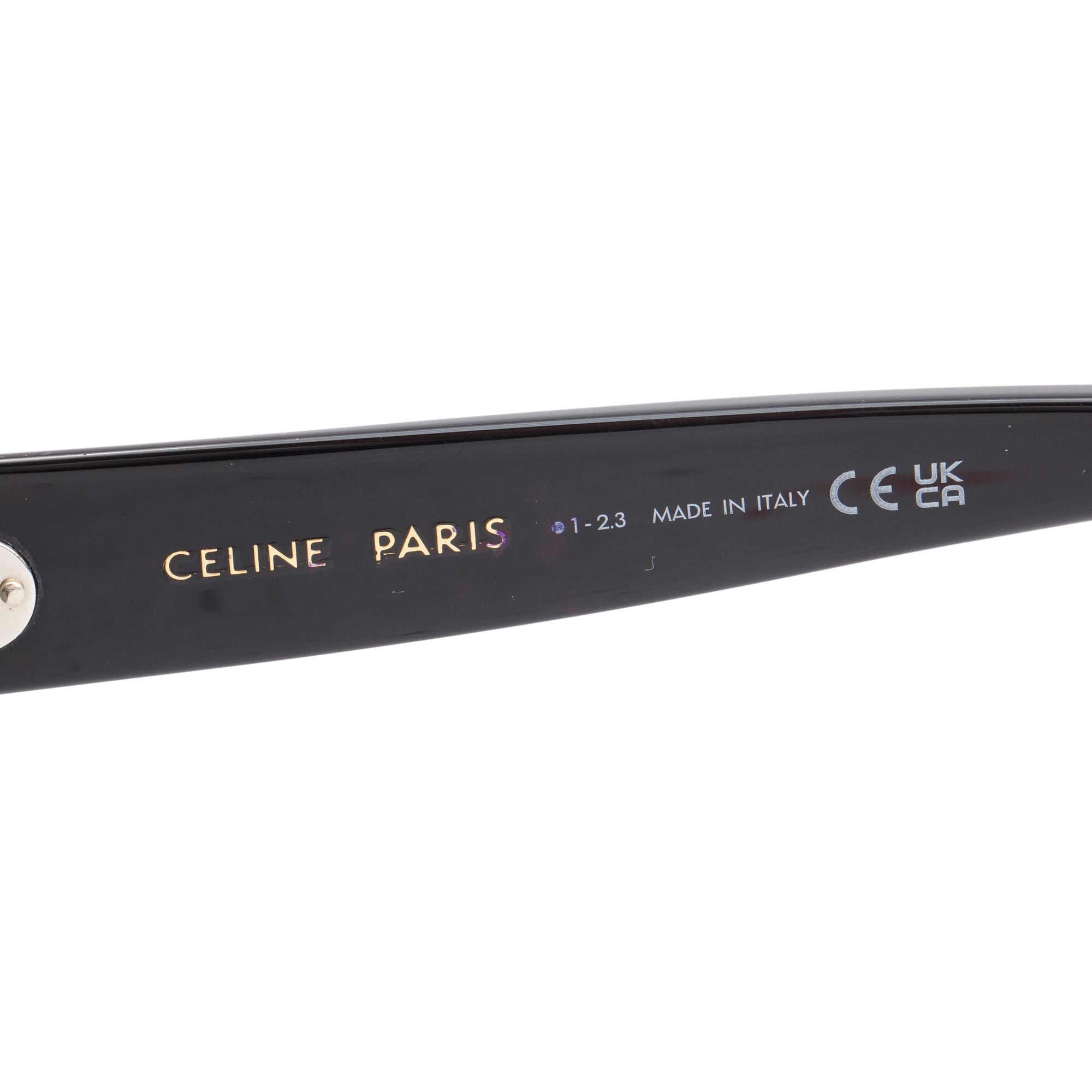 Celine CL40273U Black Acetate Bold 3 Dots Sunglasse