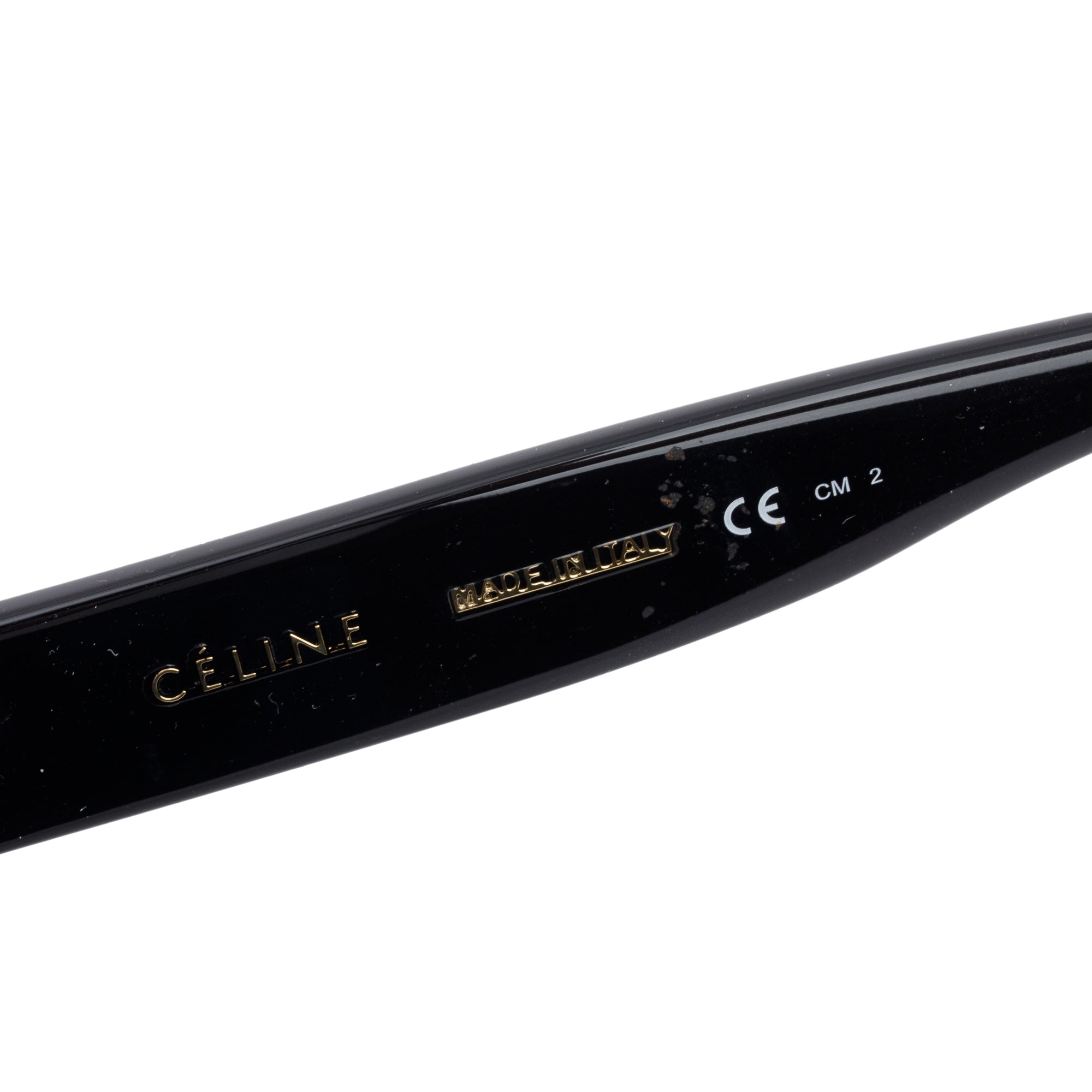 Celine CL41026/S Black & Havana Acetate Wayfarer Sunglasses w/ Case