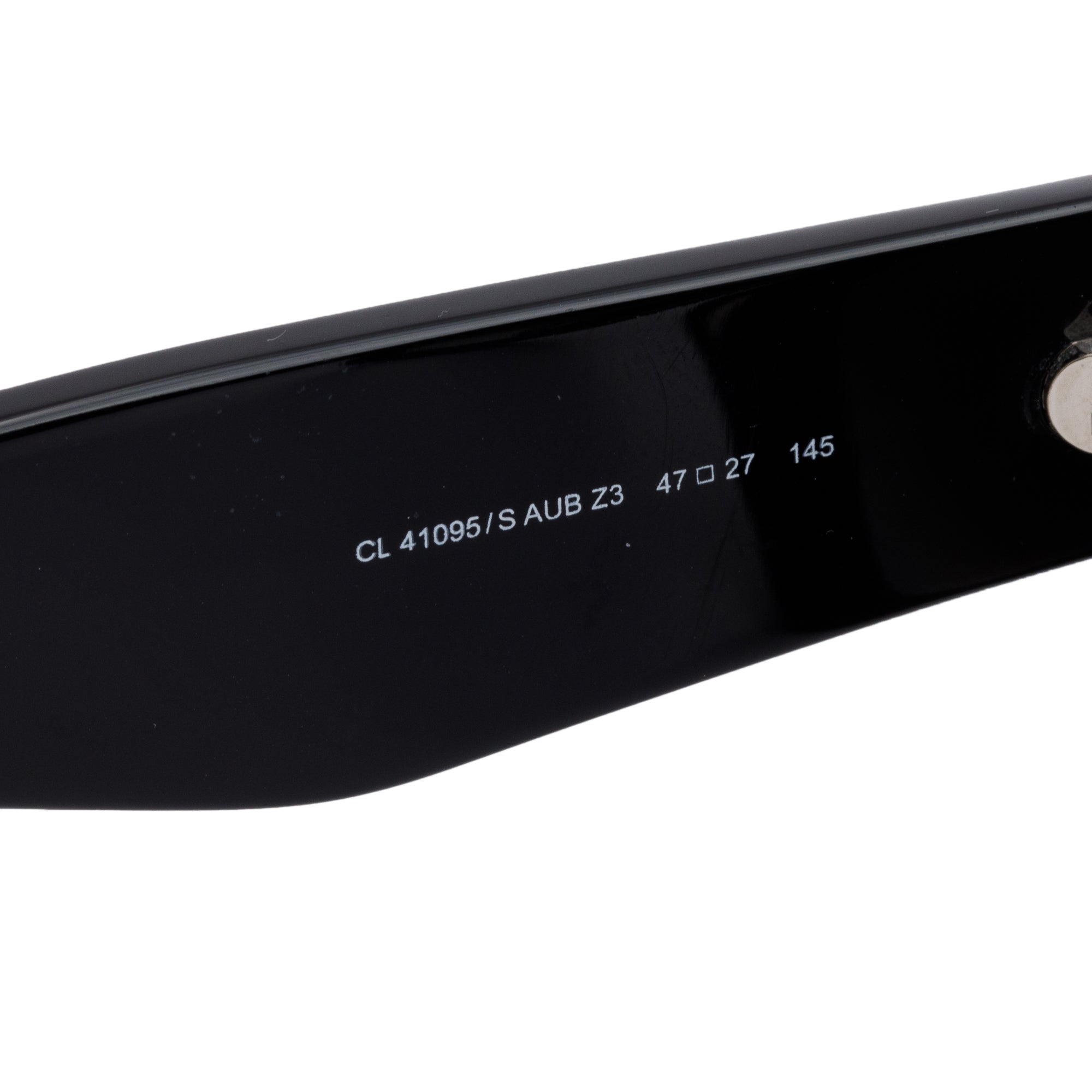 Celine CL41095/S Black Acetate Round Sunglasses