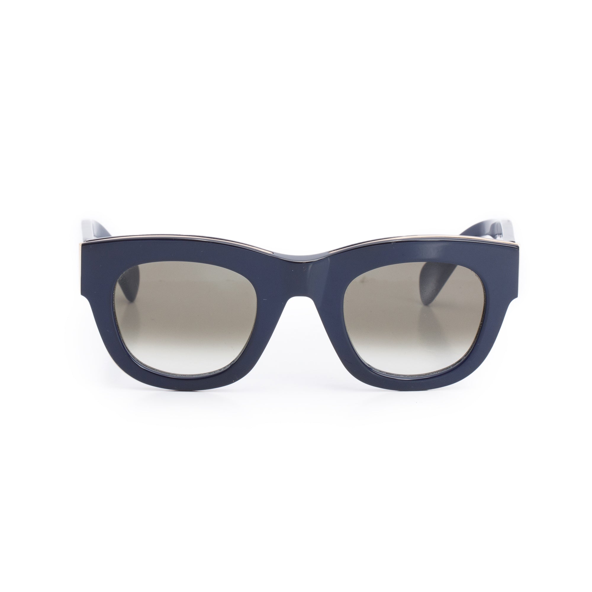 Celine CL41095/S Navy Acetate Round Sunglasses