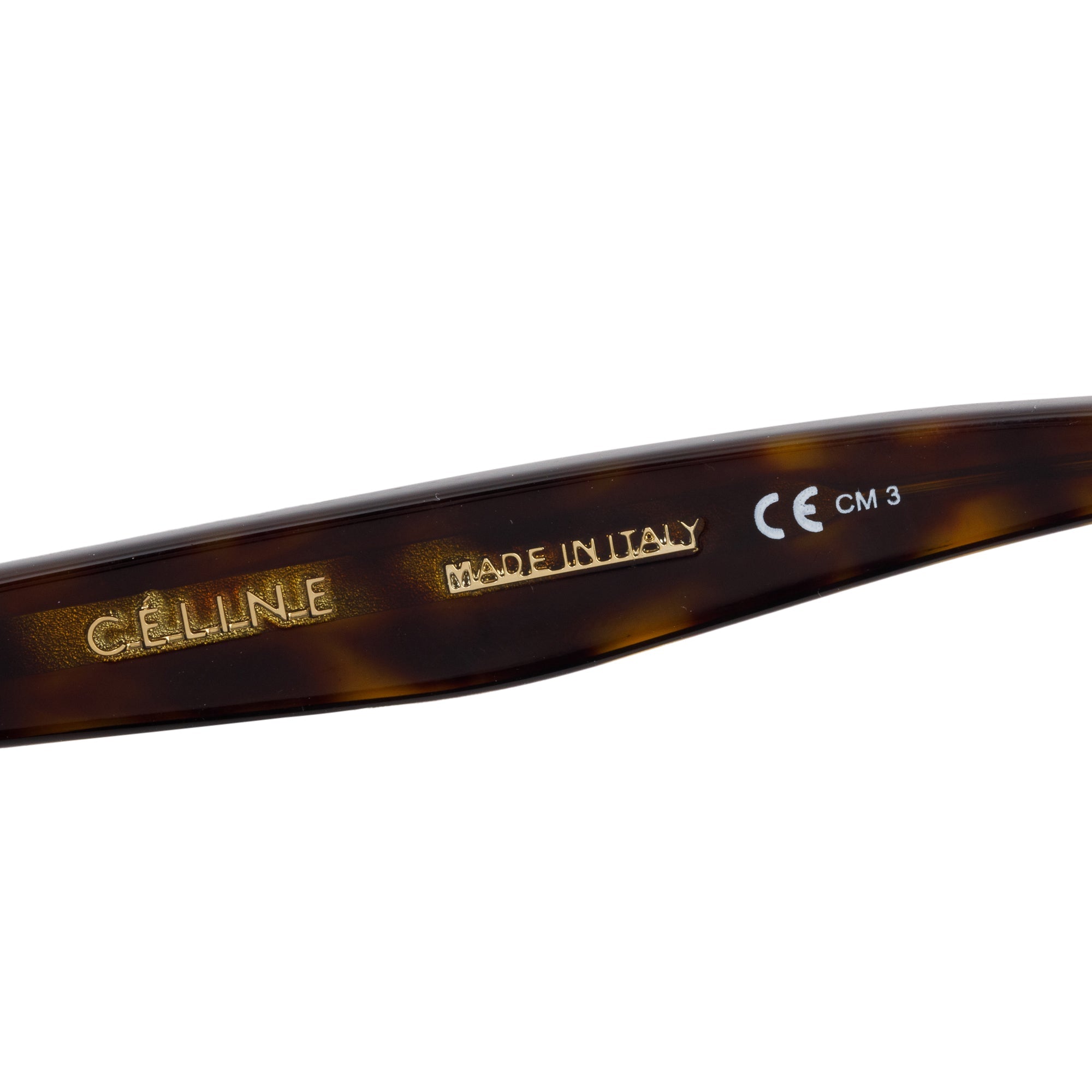 Celine CL41371/S Havana Acetate Round Sunglasses w/ Case