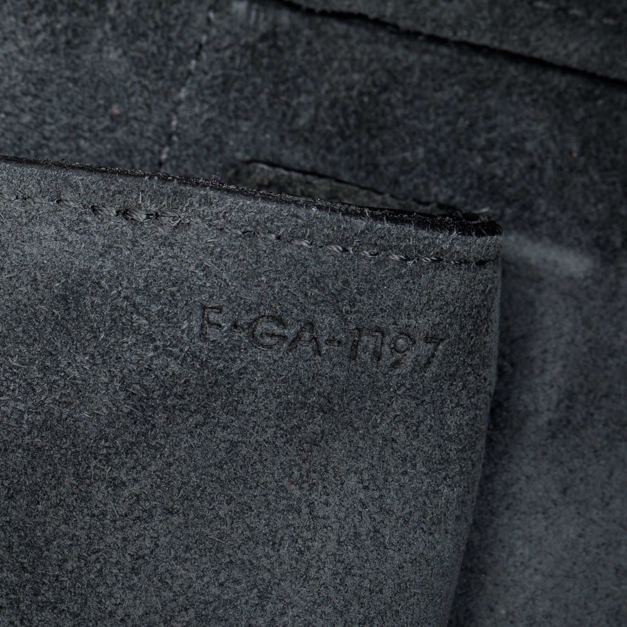 Celine Grey Grained Calfskin Leather Mini Belt Bag