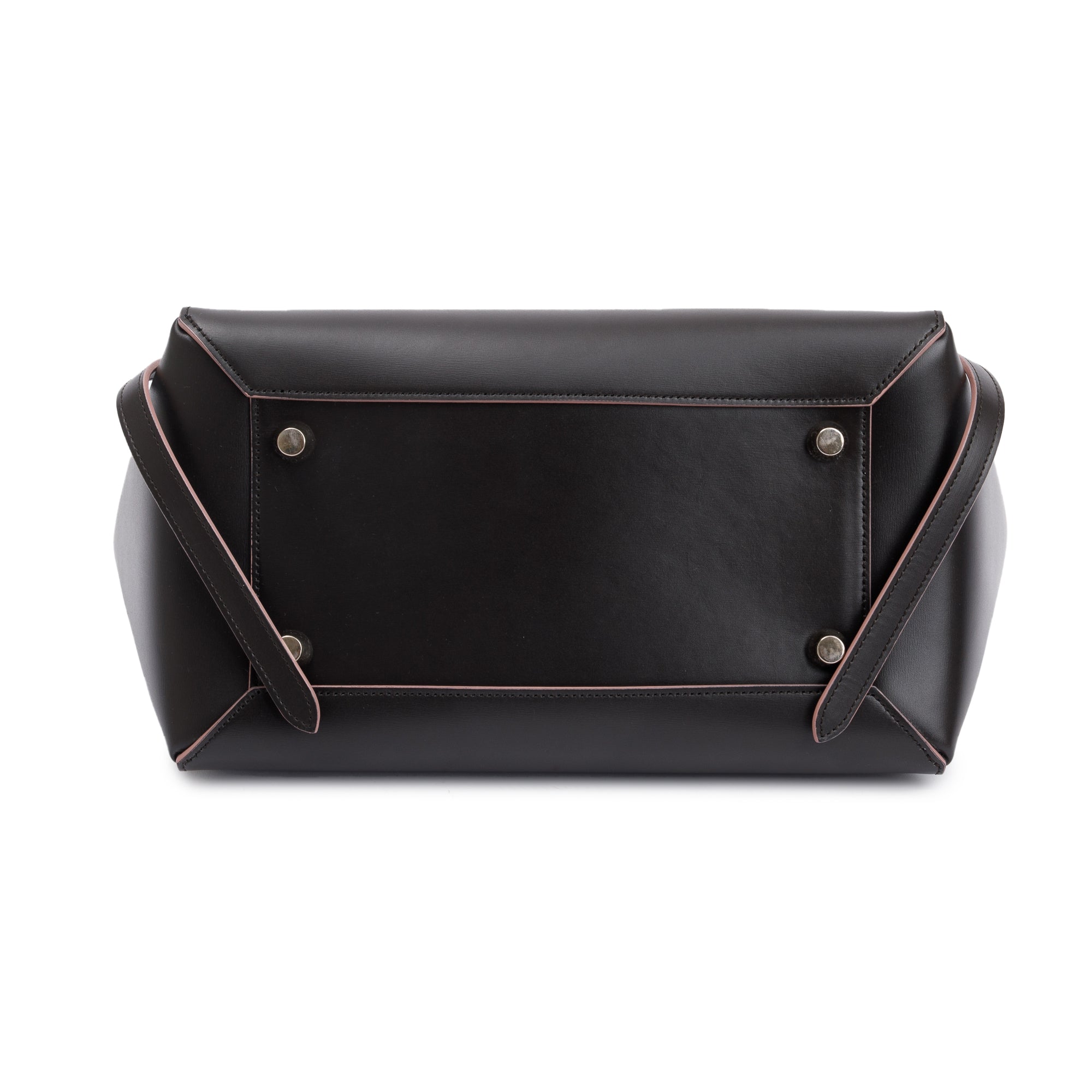 Celine Grey Smooth Calfskin Leather Mini Belt Bag