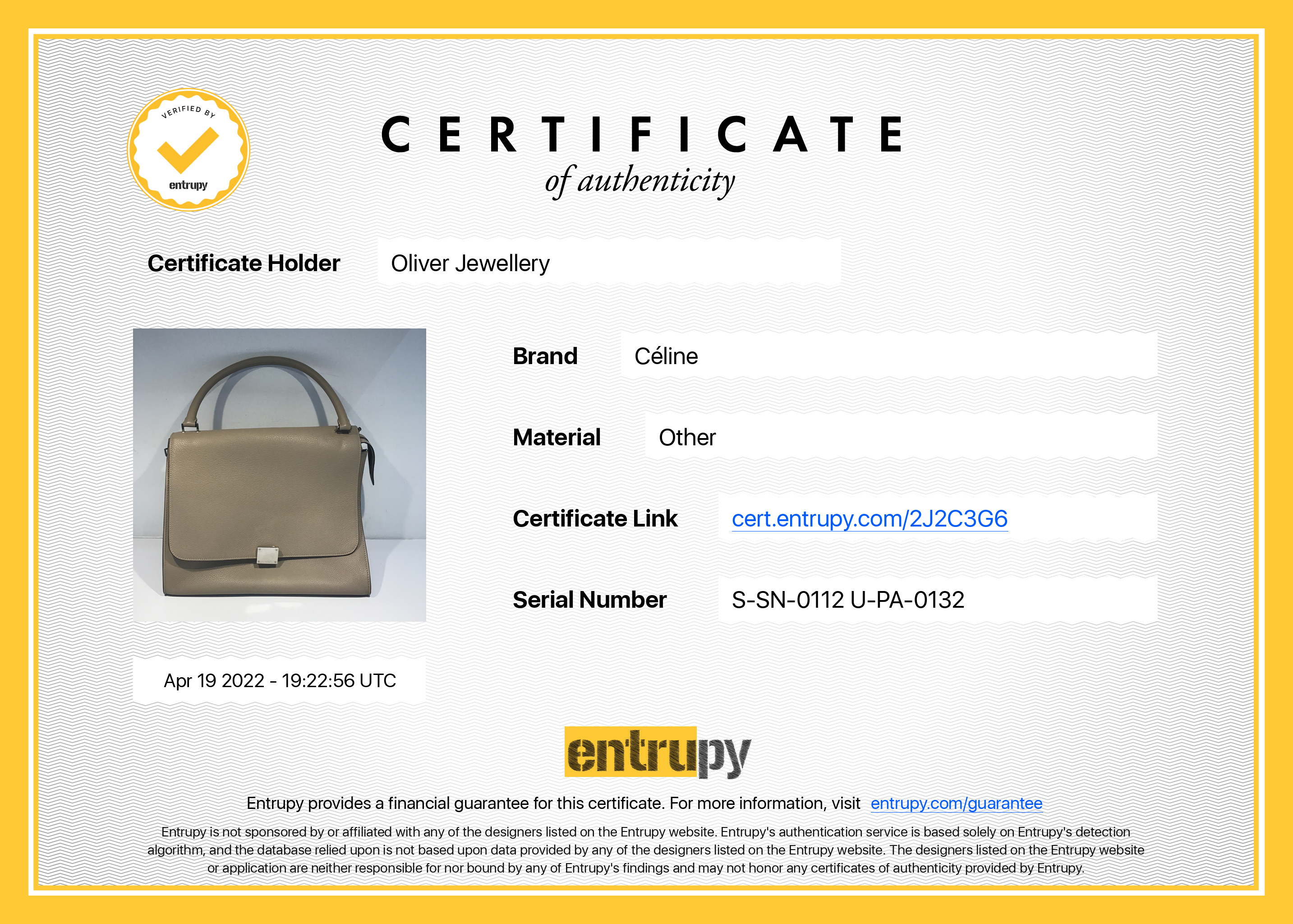 Celine Large Trapeze Bag