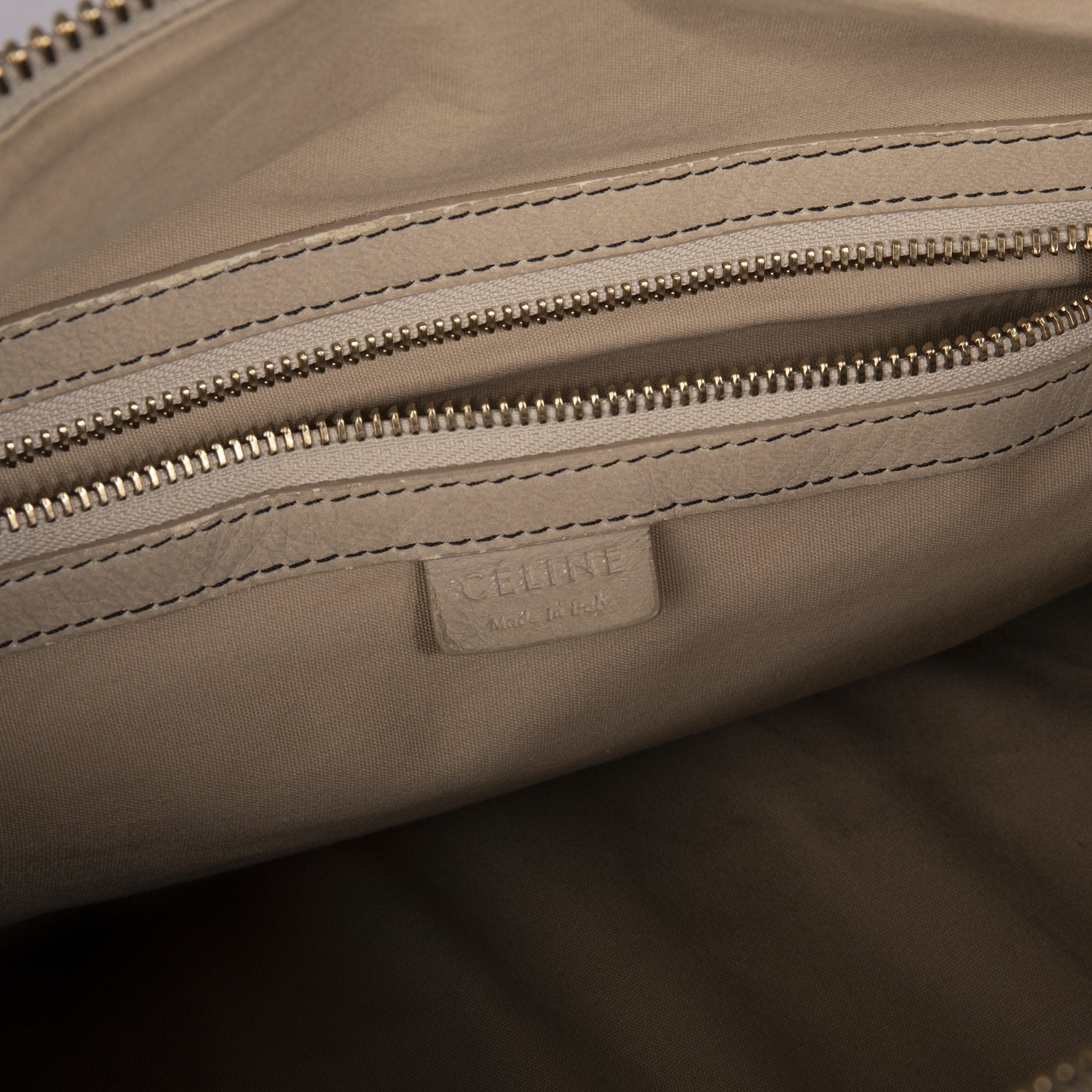 Celine Leather Bowling Bag