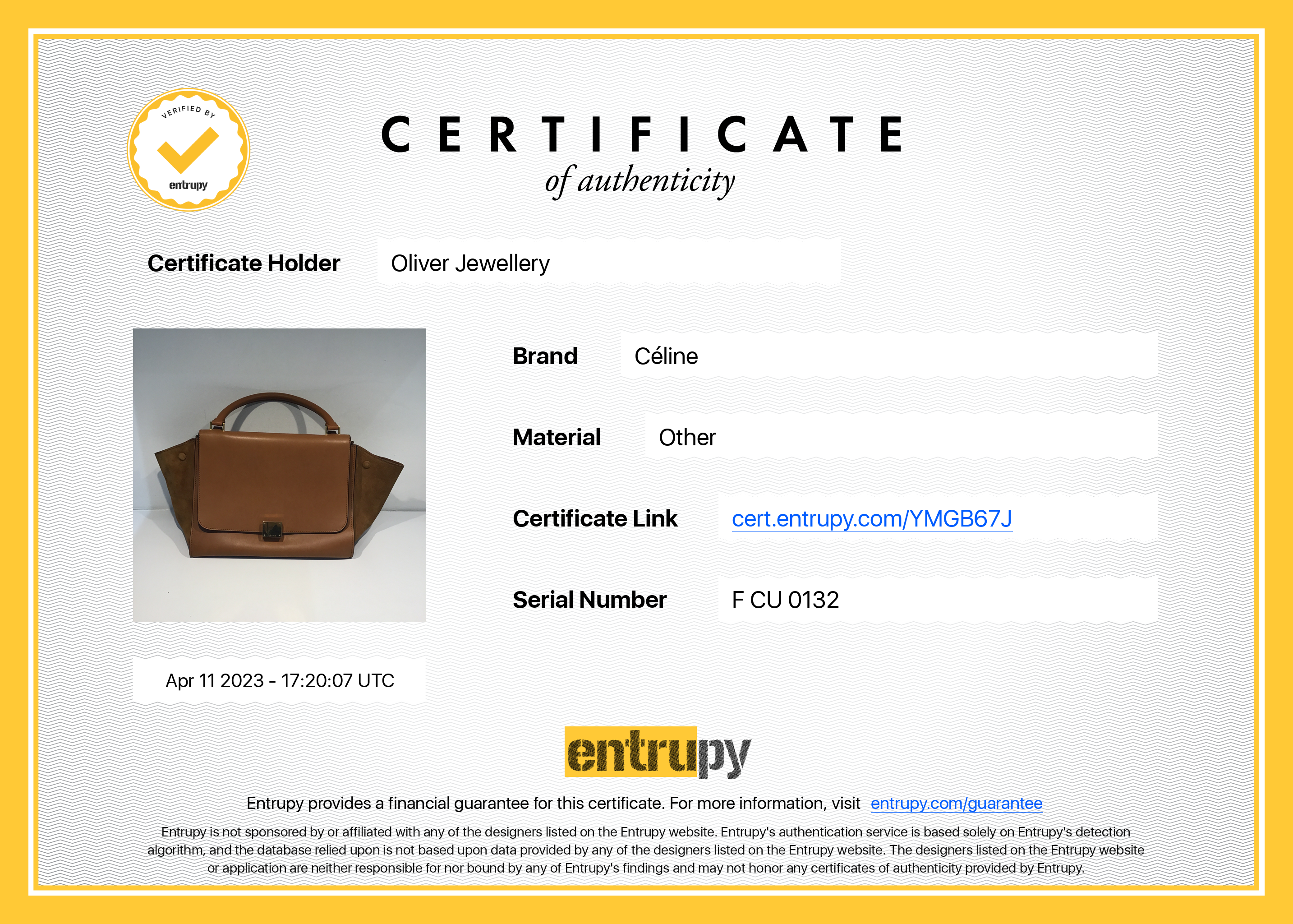 Celine Medium Trapeze Bag w/ Strap