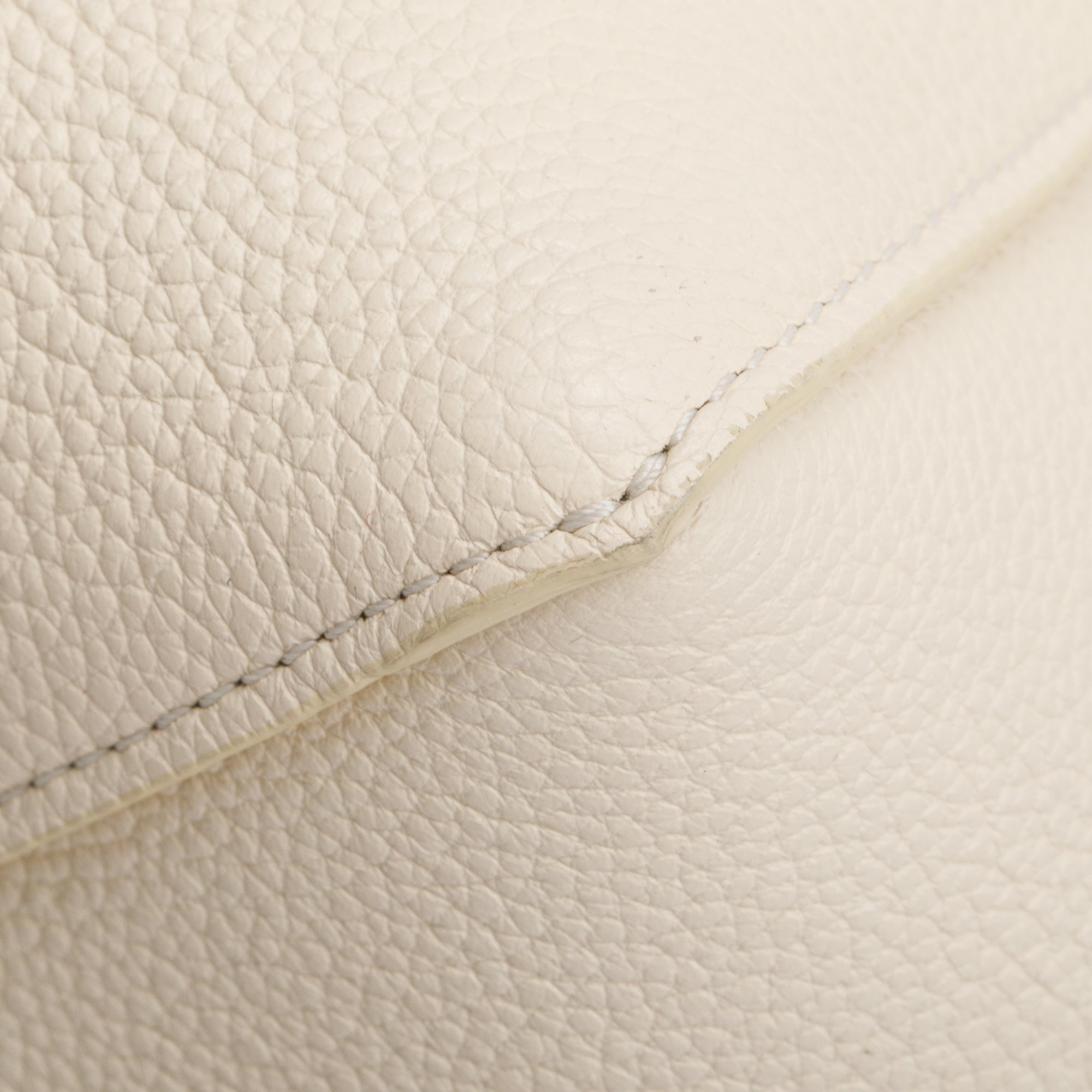 Celine Neutral Soft Grained Calfskin Small Cabas Phantom Tote