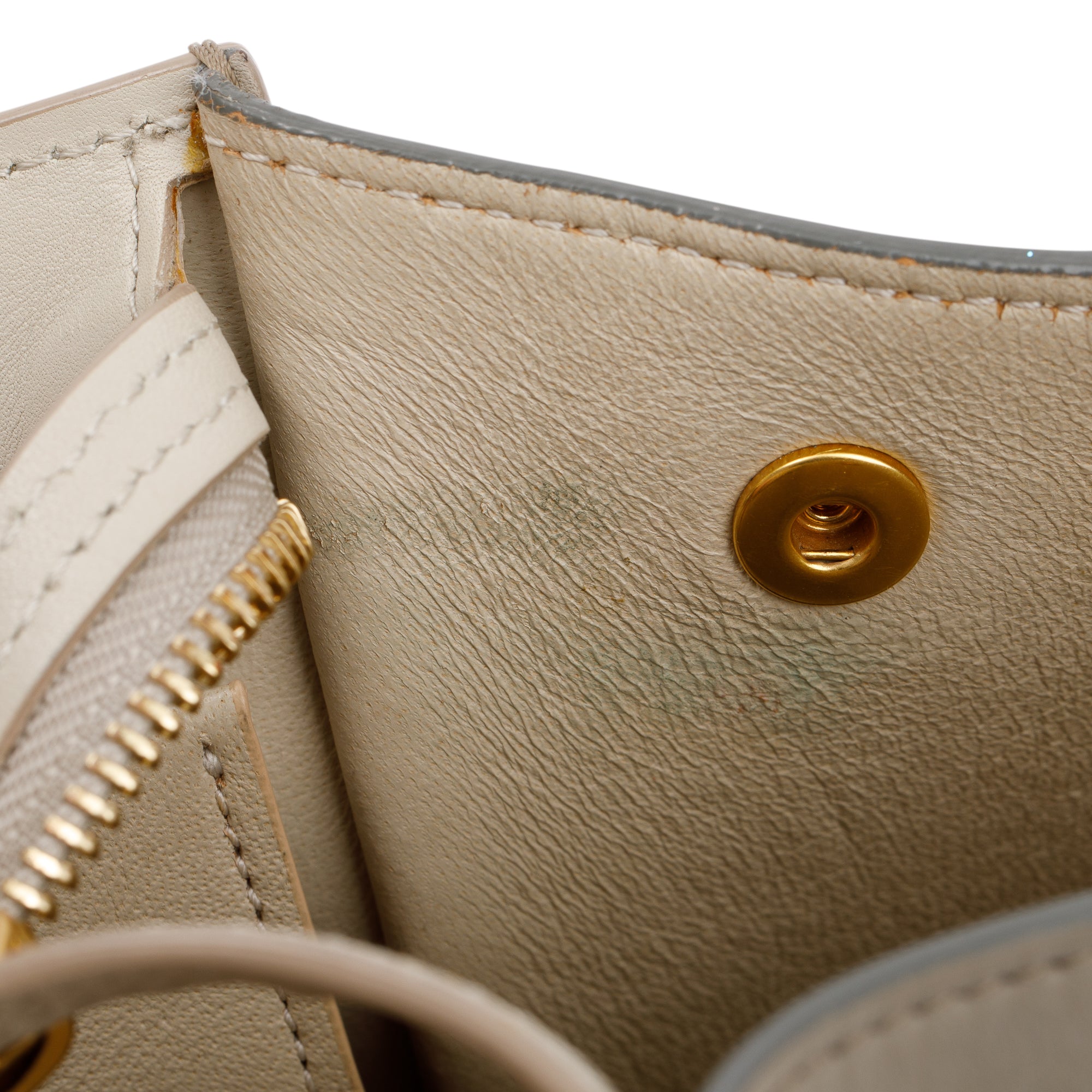 Celine Small Tricolor Leather Trapeze Bag