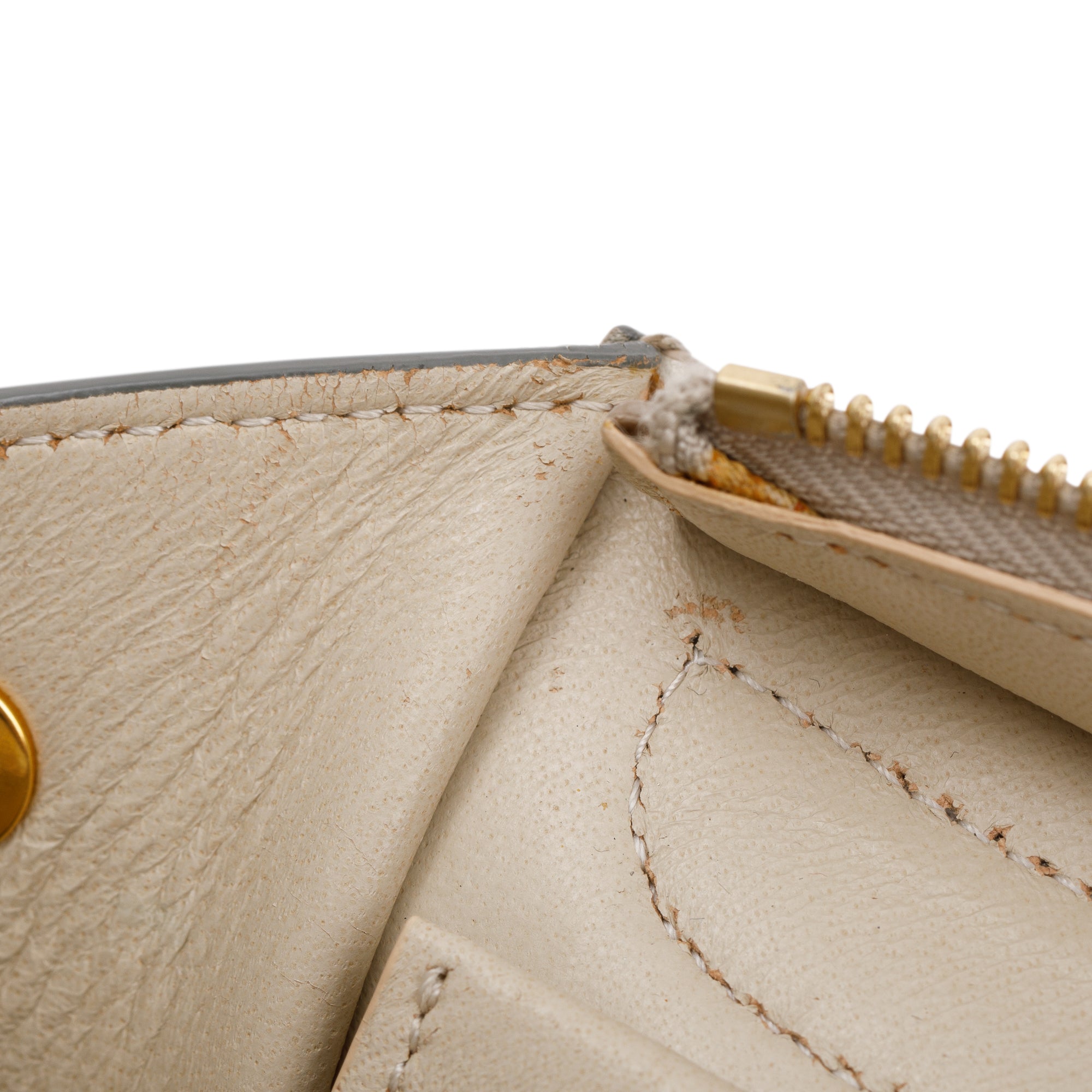 Celine Small Tricolor Leather Trapeze Bag