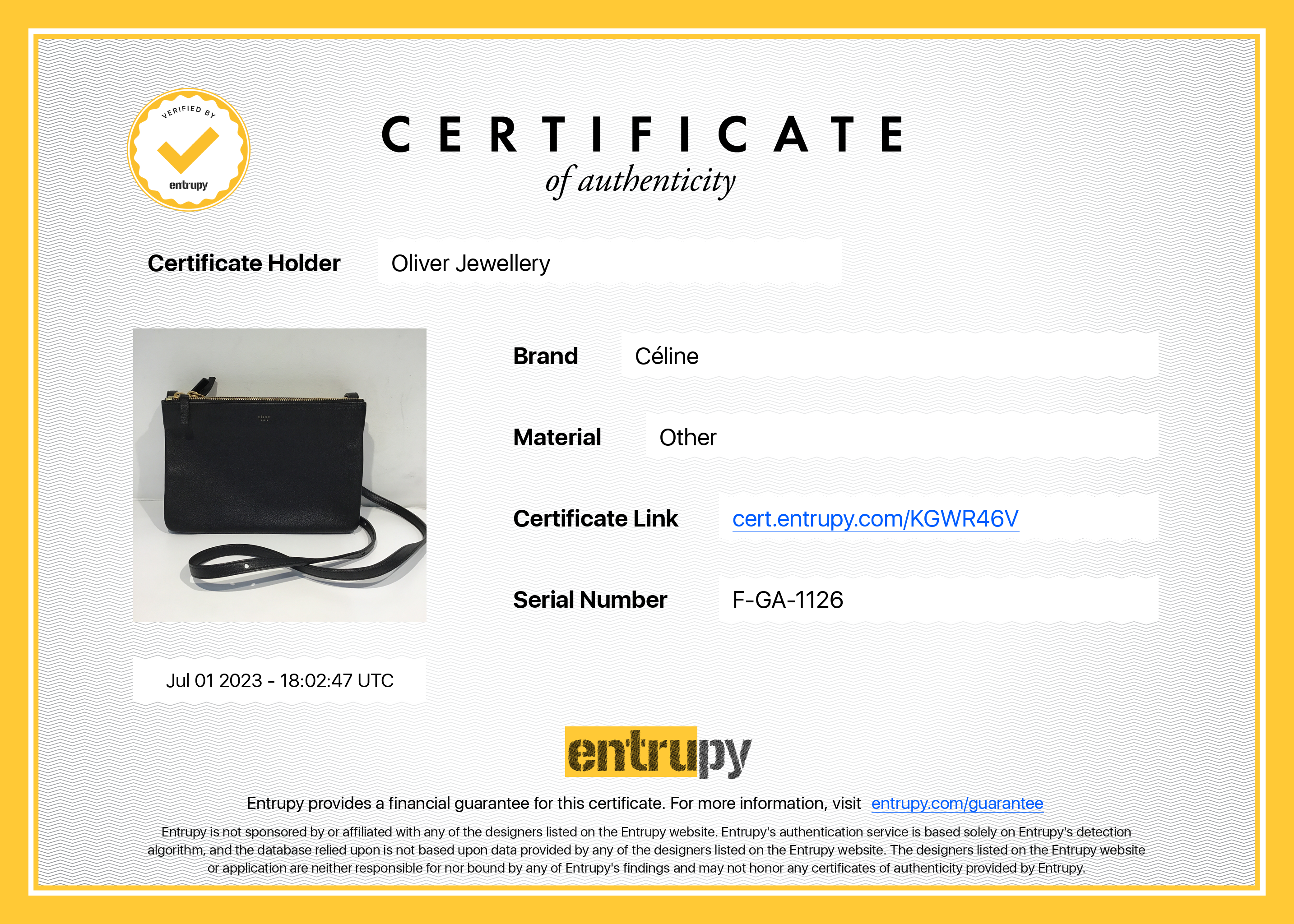 Celine Small Trio Crossbody Bag