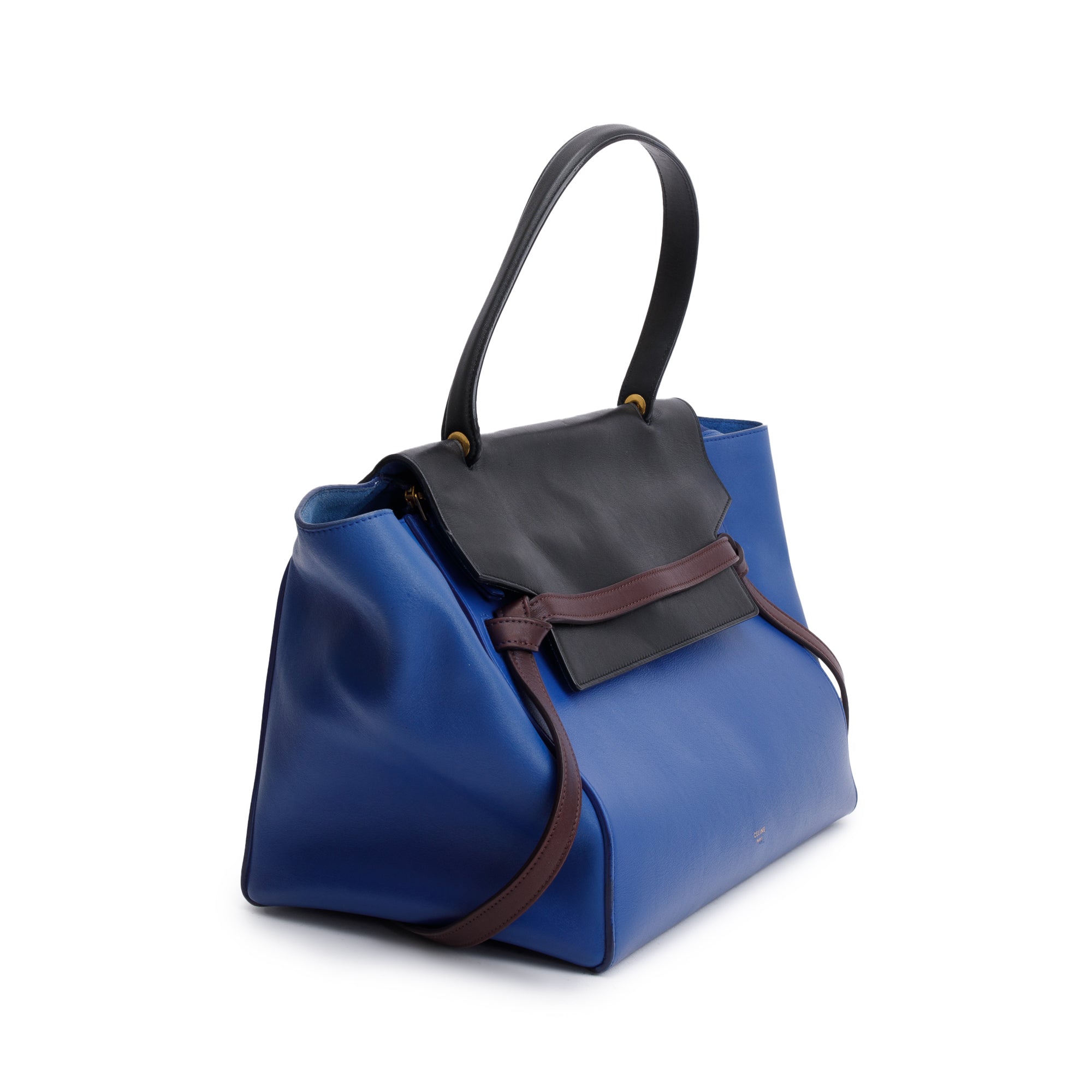 Celine Tricolor Calfskin Leather Mini Belt Bag