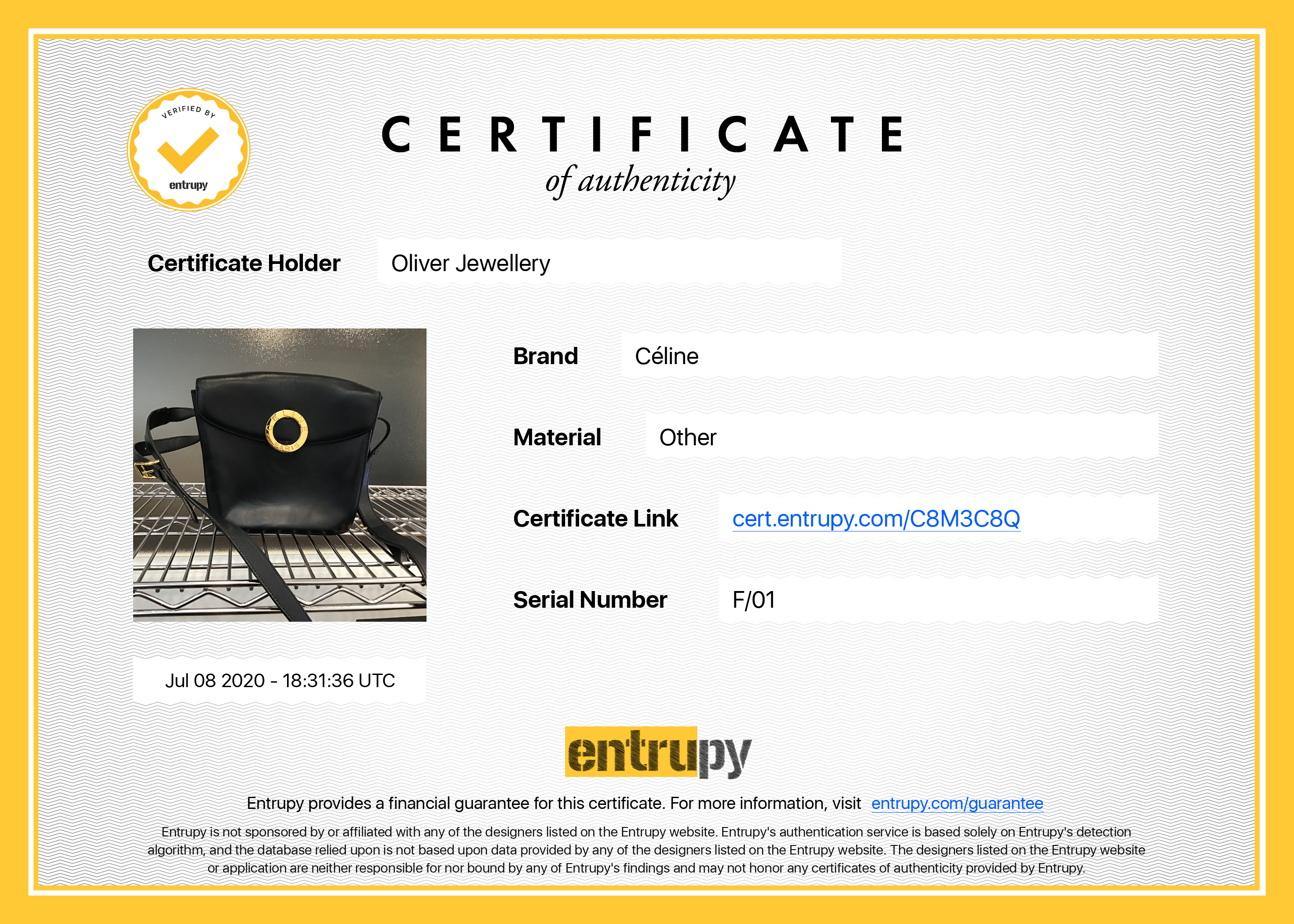 Celine Vintage Leather Crossbody Bag