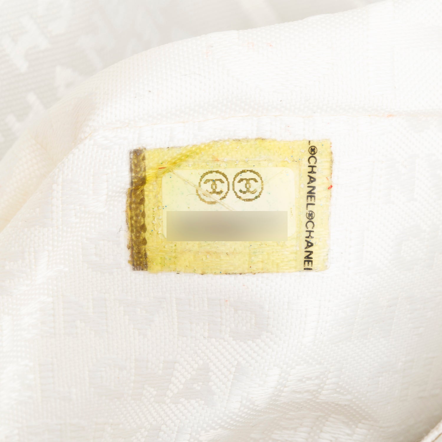 Chanel White Lambskin Mademoiselle Accordion Flap Bag