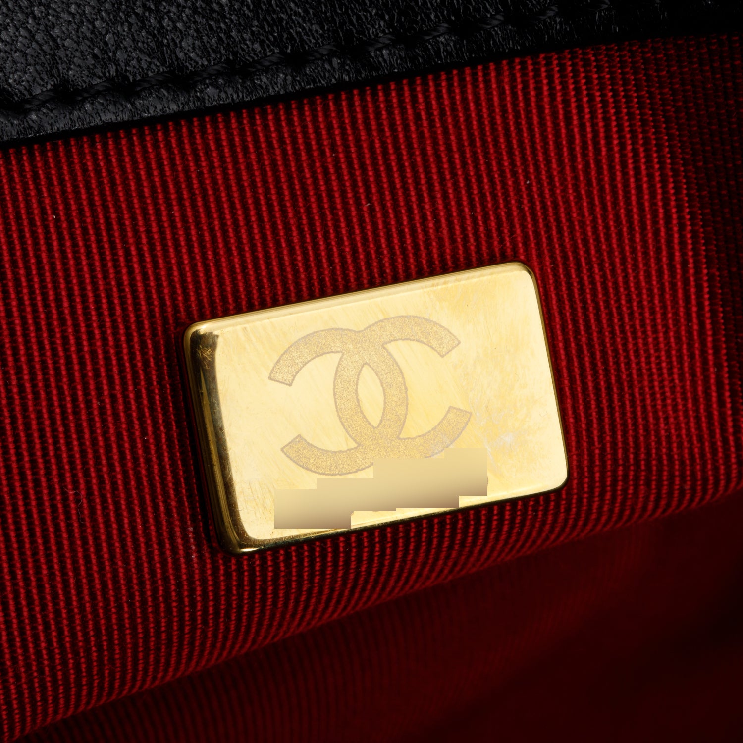 Chanel Black Lambskin Leather Maxi 19 Flap Bag