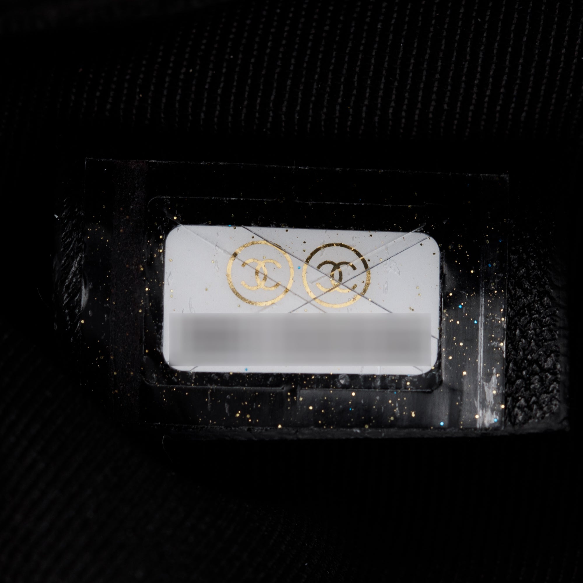 Chanel 2020 Black Quilted Patent Leather Classic Pouchw/ Box