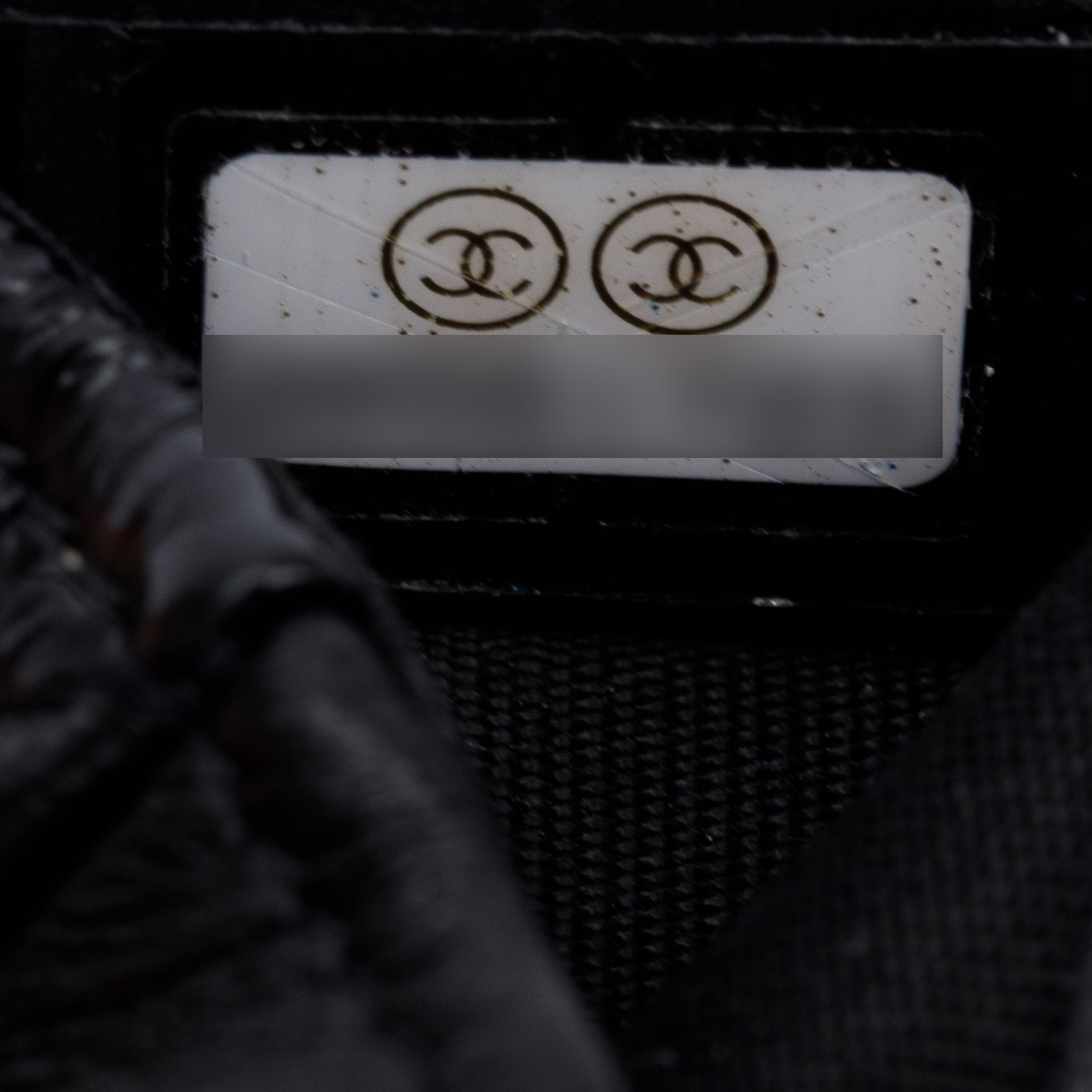 Chanel 2020 Black Quilted Shiny Aged Calfskin Leather Mini Chain Belt Bag w/ Authenticity Card