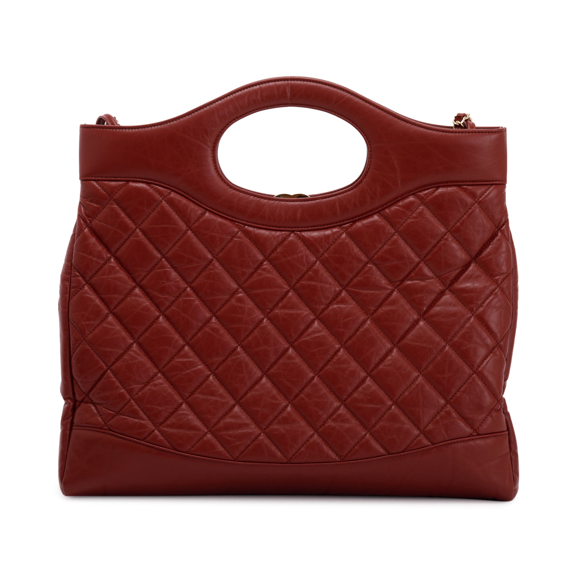 Chanel 2020 Large Quilted 31 Shopping Tote w/ Authenticity Card