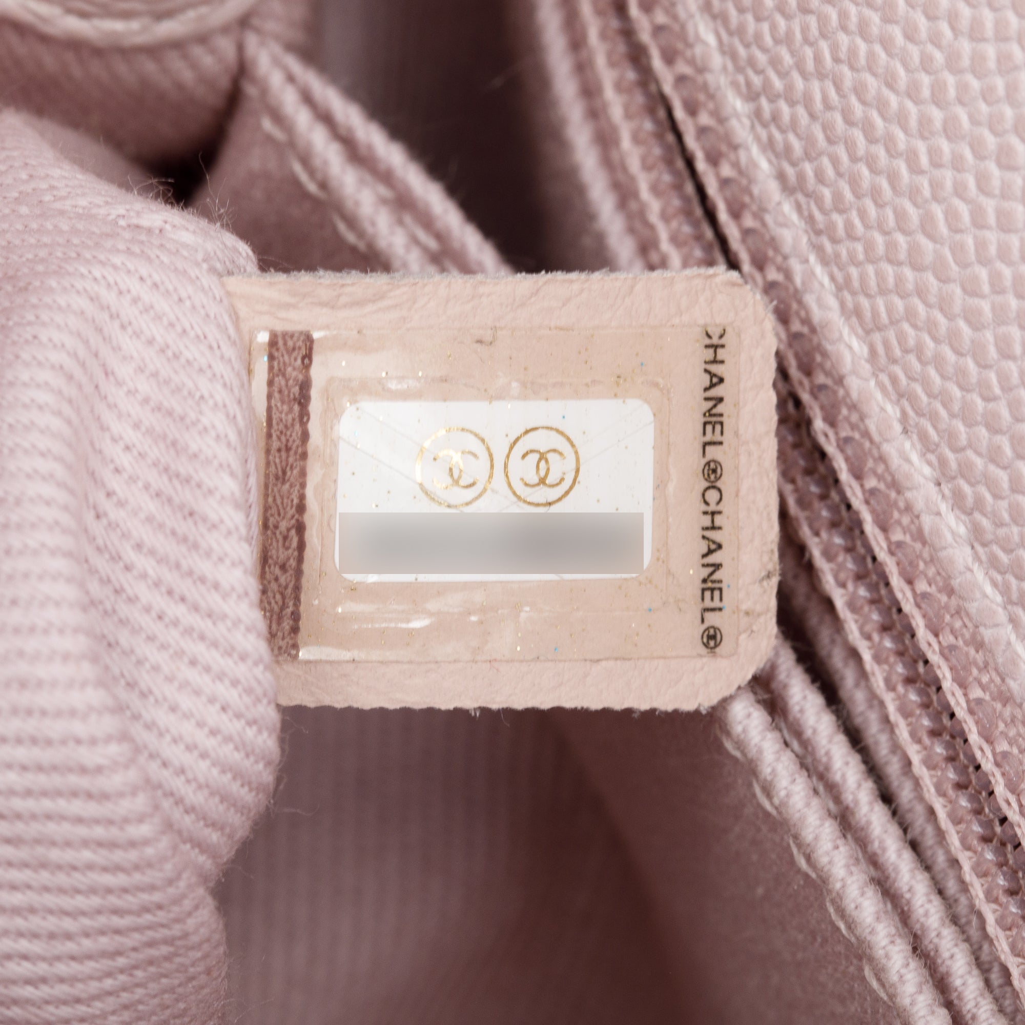 Chanel 2020 Pink Quilted Caviar Leather Small Coco Handle Bag w/ Strap & Authenticity Card